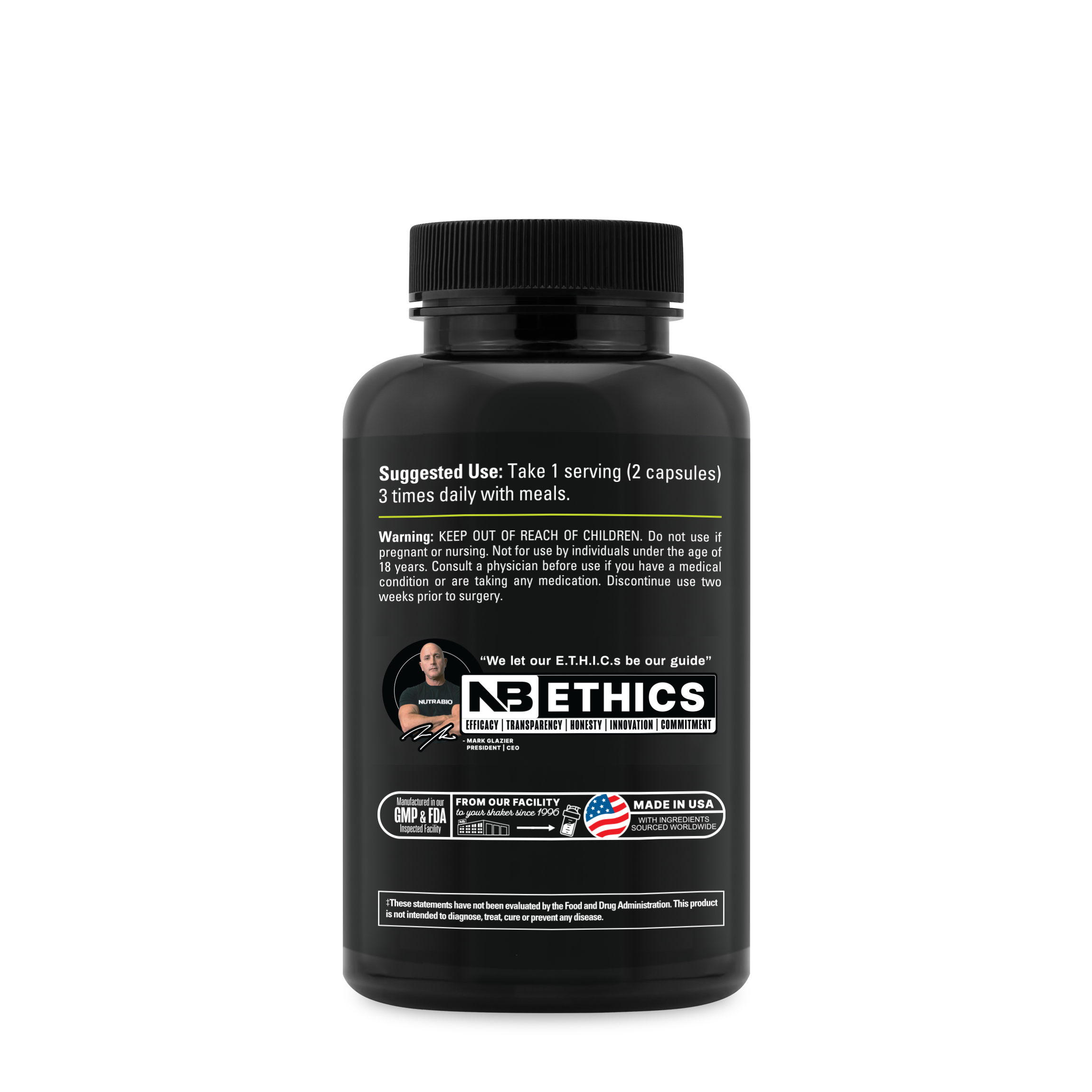 NutraBio - HMB Strength & Recovery Support - 120 Capsules