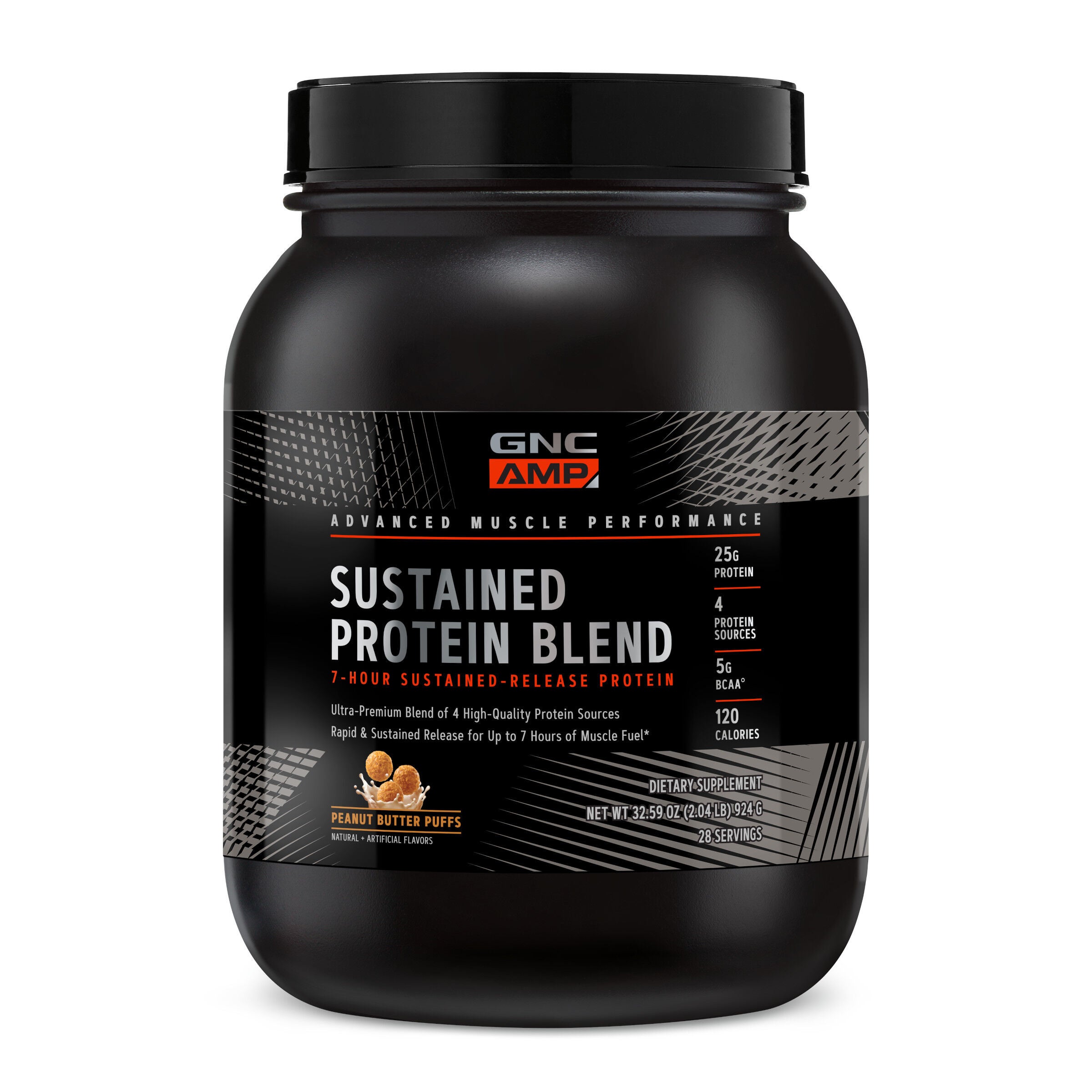 Sustained Protein Blend - Peanut Butter Puffs (28 Servings) Peanut Butter Puffs | GNC