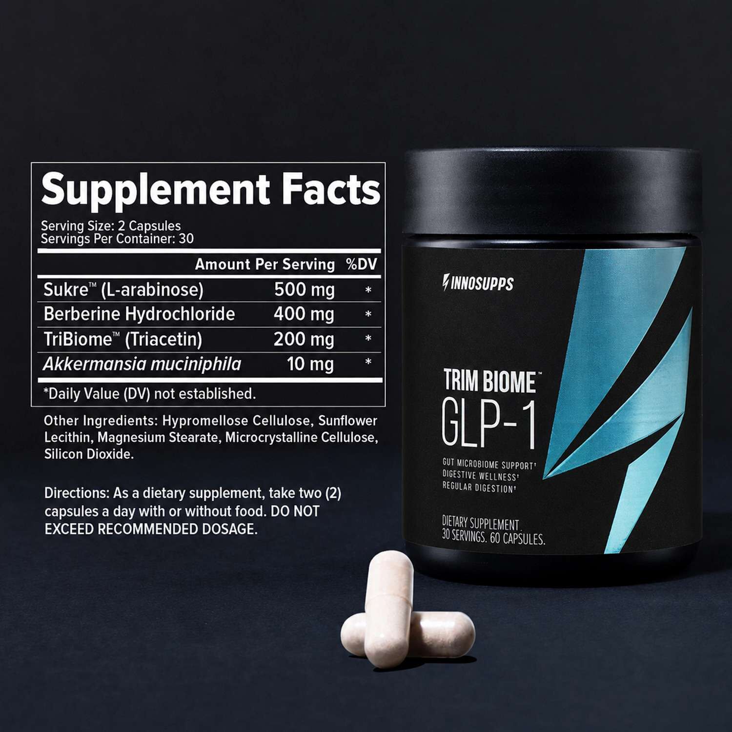 Trim Biome&trade; GLP-1 - 60 Capsules (30 Servings)