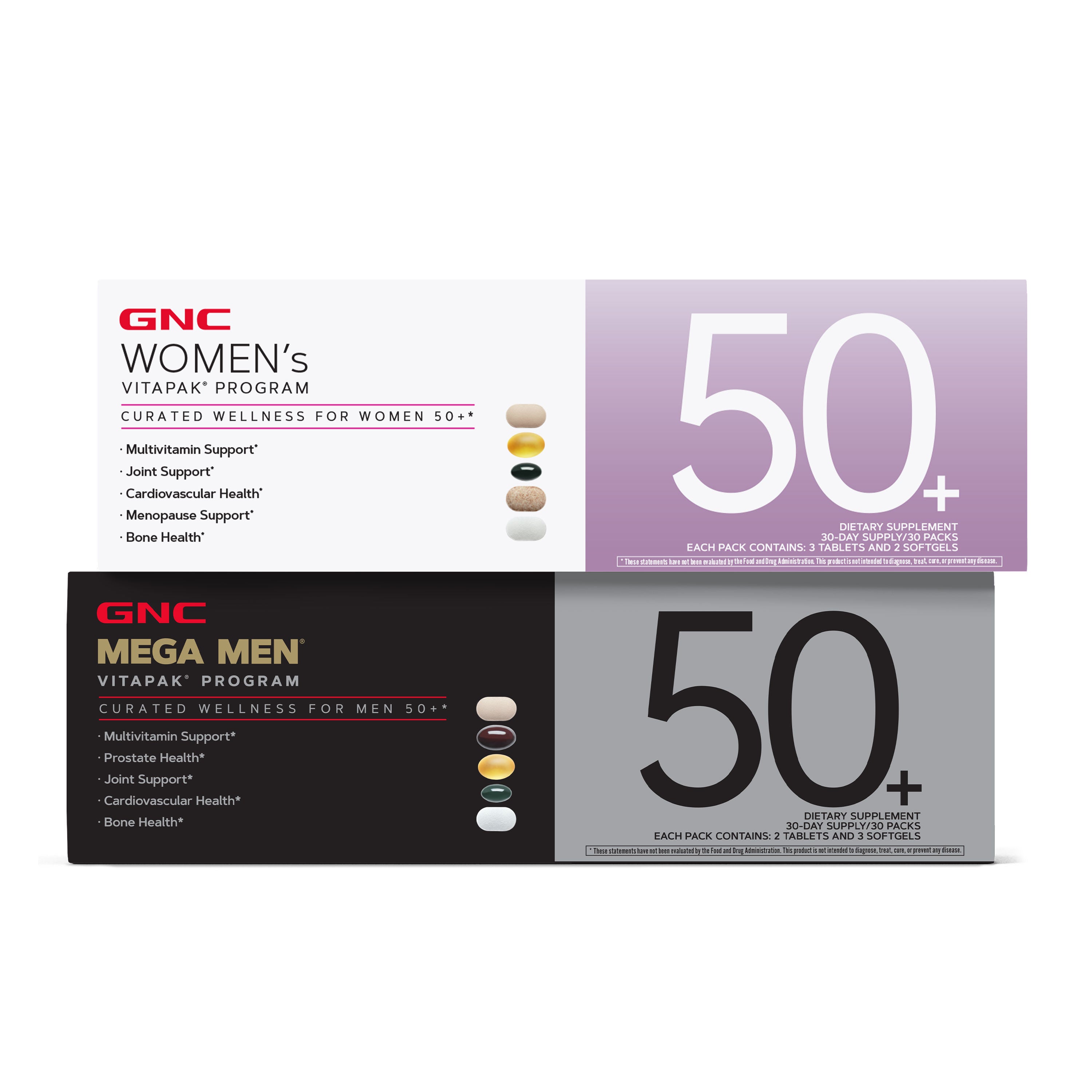 TikTok 50+ His &amp; Hers Vitapak Bundle  | GNC