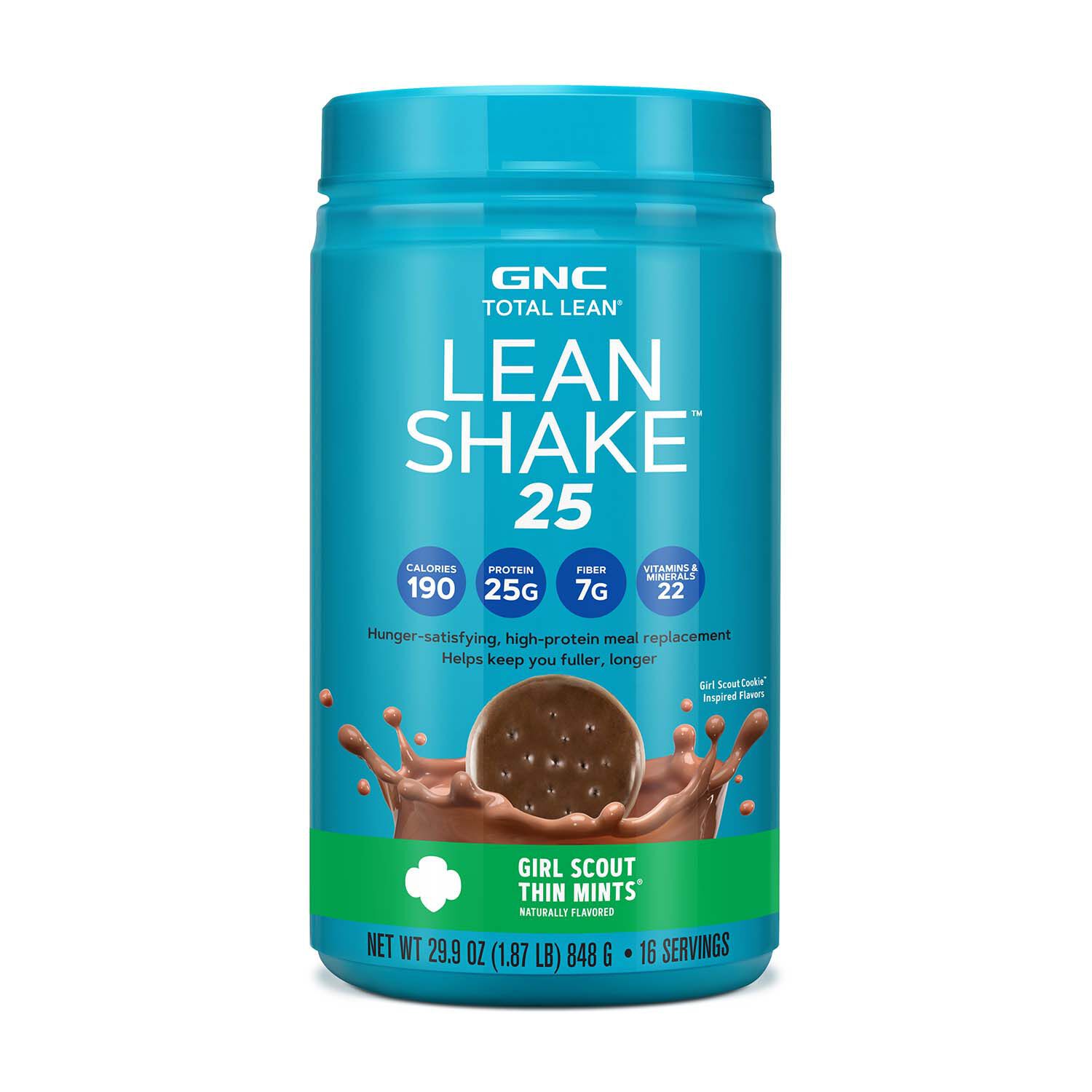 Gnc Total Lean Lean Shake 25 Girl Scout Thin Mints Gnc