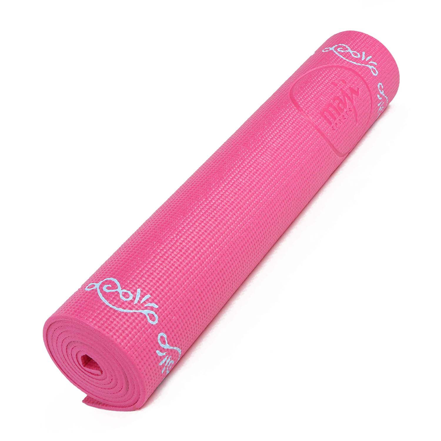 Maji Sports Printed PVC Yoga Mat - Pink