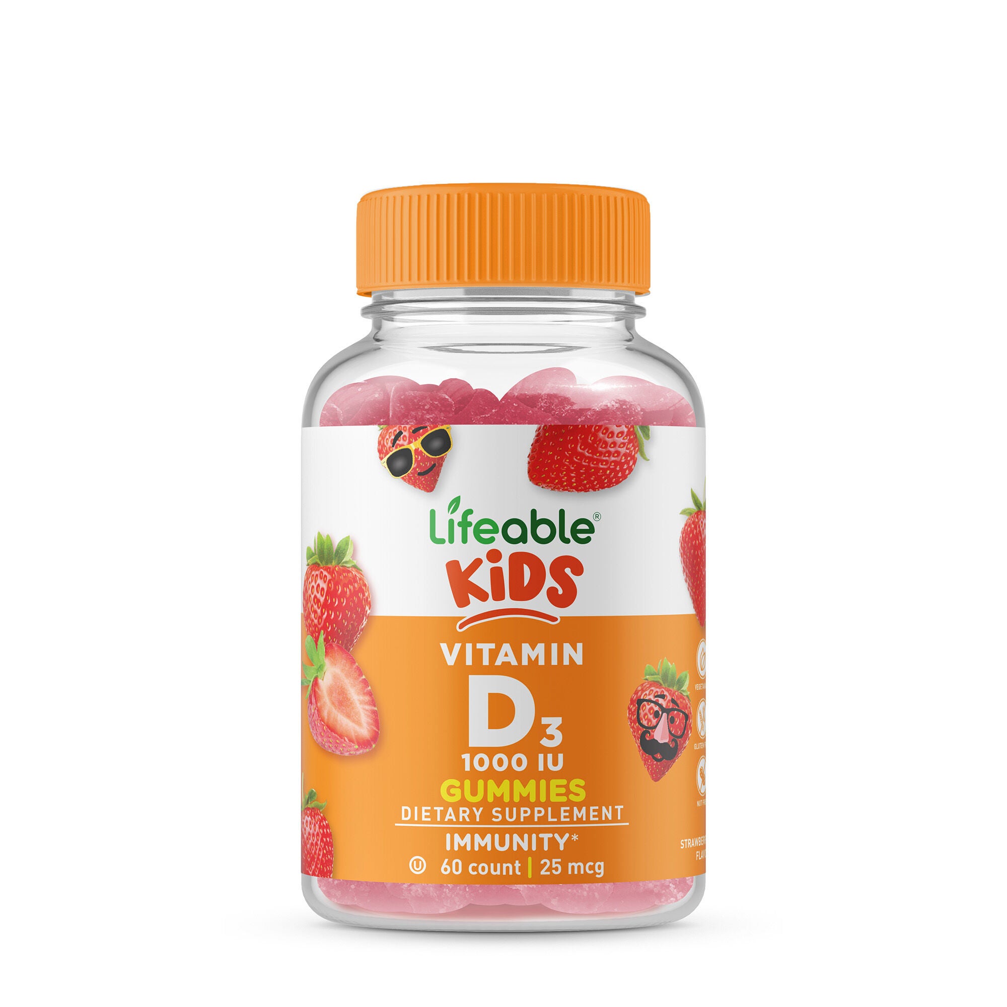 Kids Vitamin D3 1000IU - 60 Gummies (30 Servings)  | GNC