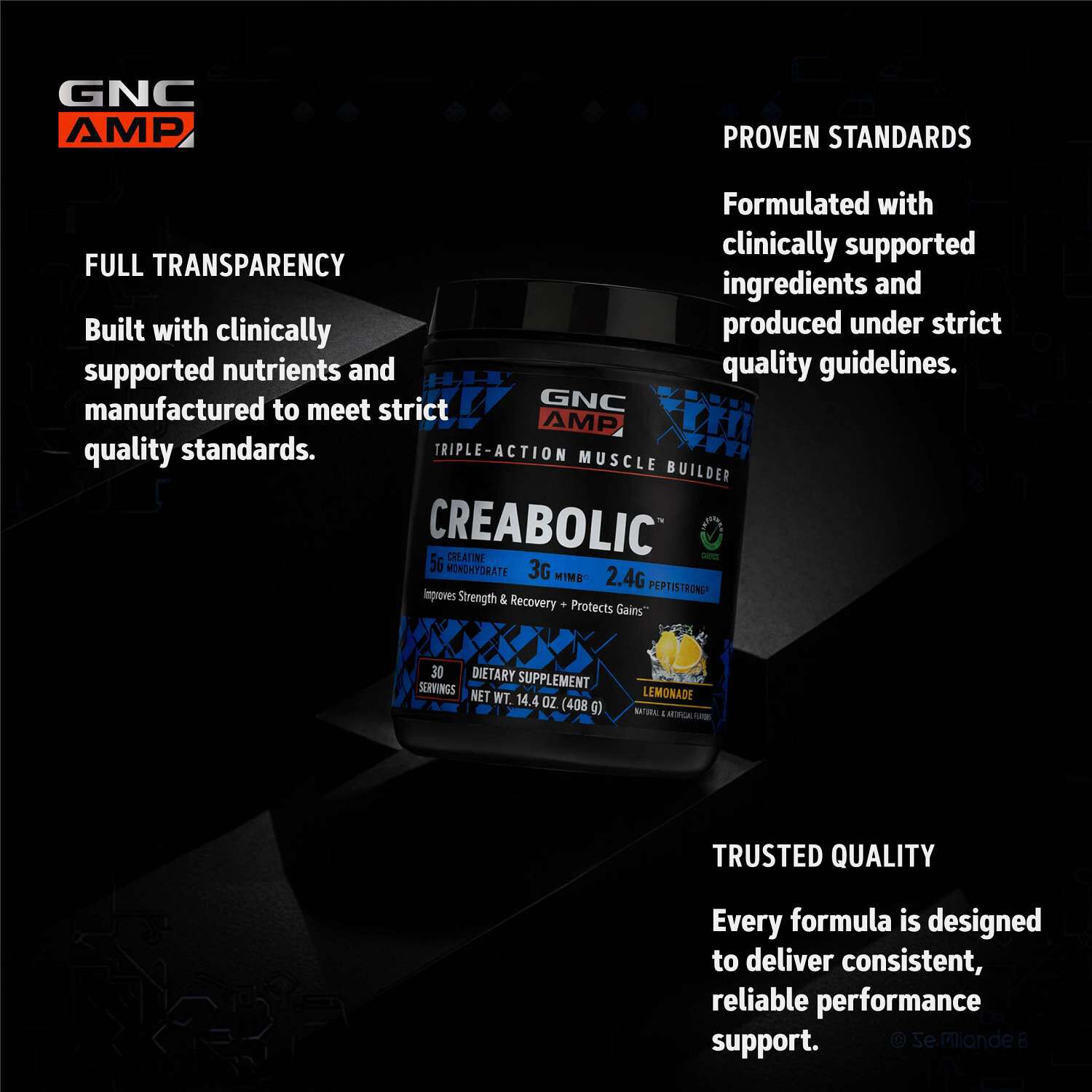 Creabolic&trade; - Lemonade (30 Servings) Lemonade | GNC