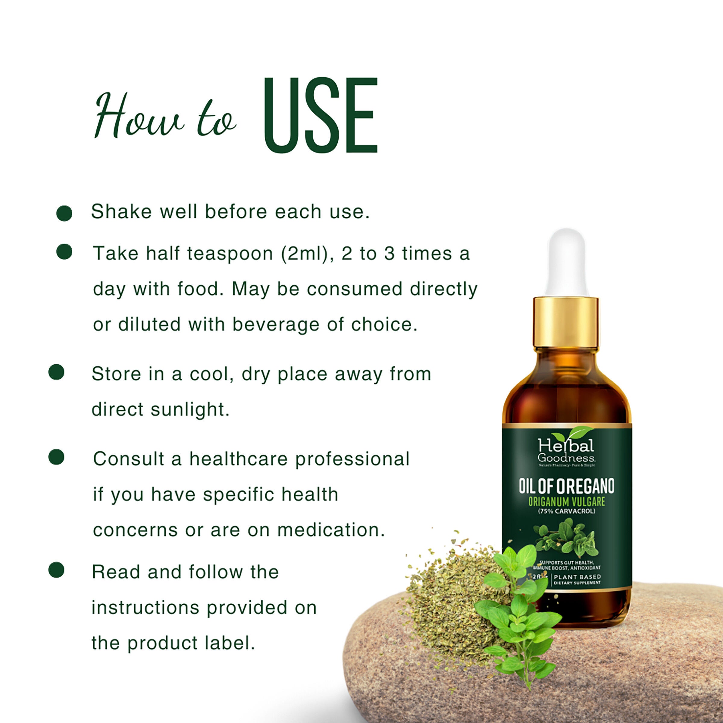 Oil of Oregano - 2 fl oz. (400 Servings)