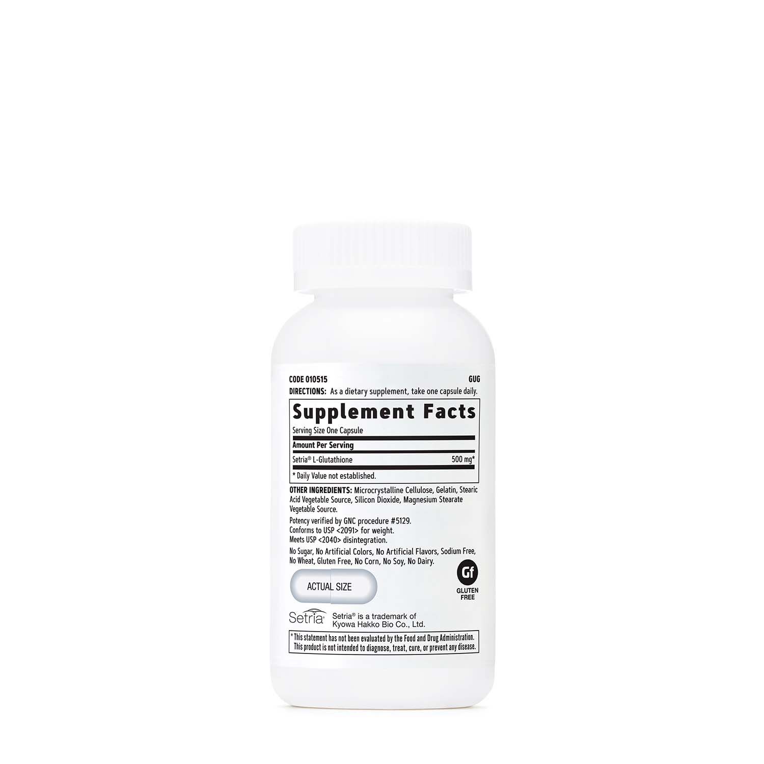 Glutathione 500 mg - 60 Capsules
