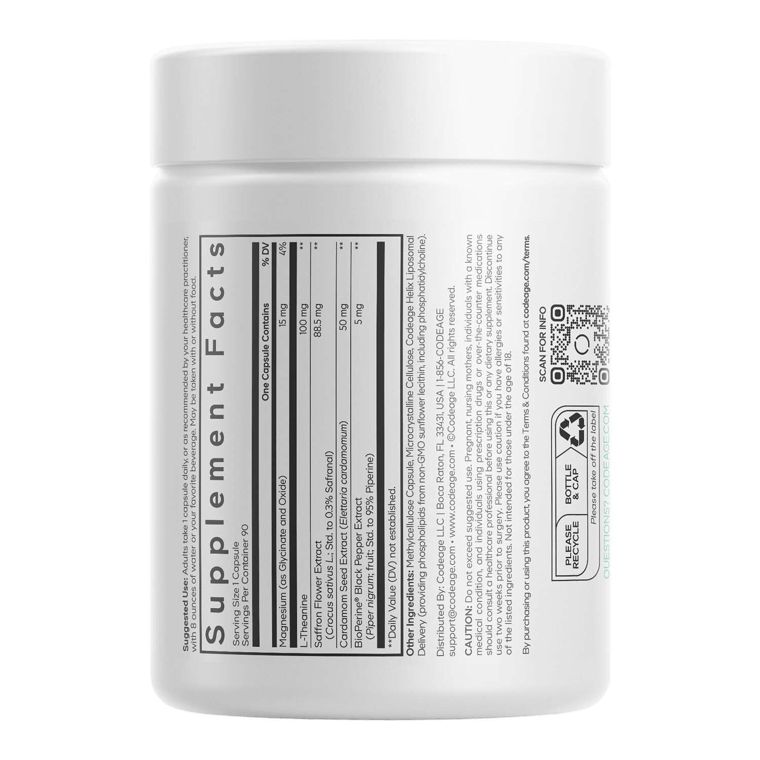 Liposomal Saffron+ - 90 Vegetable Capsules (90 Servings)