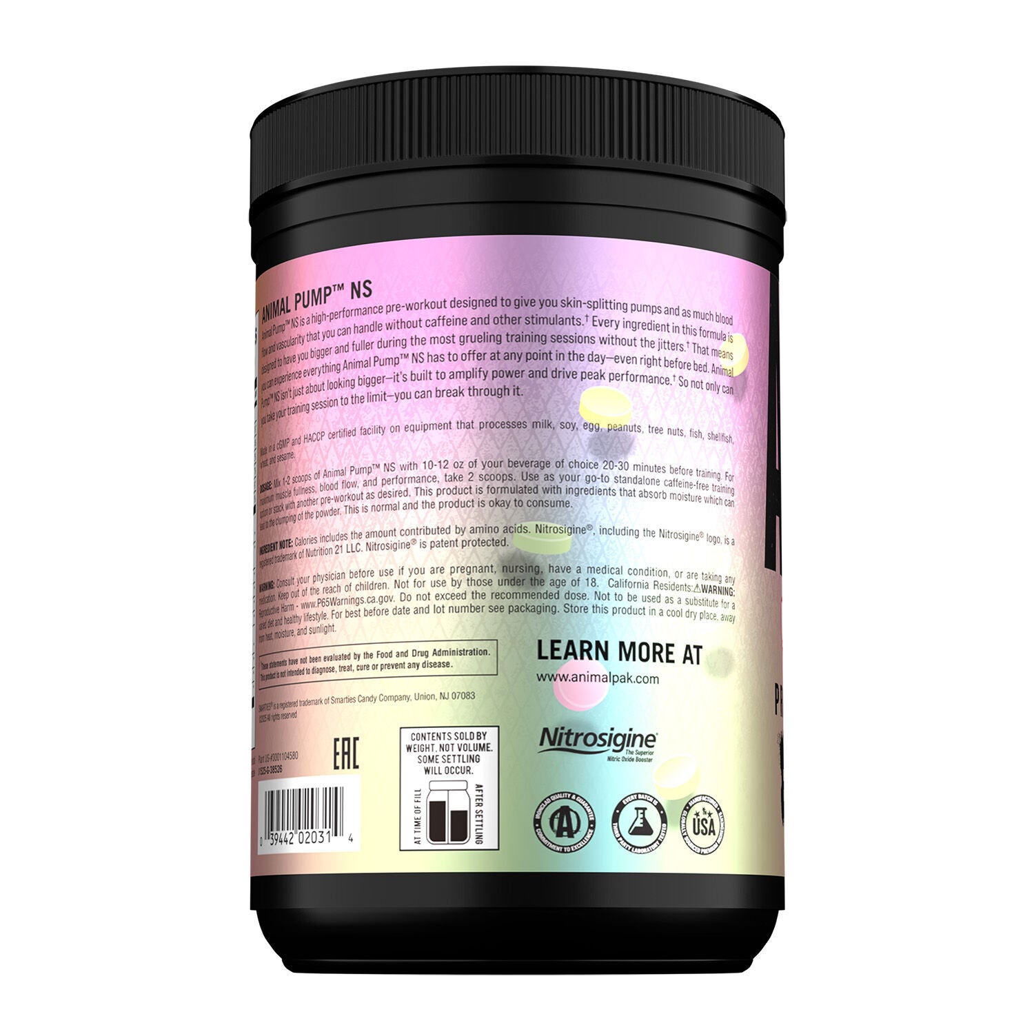 Pump Non-Stim Pre-Workout - Smarties&reg; Edition (20/40 Servings) Smarties&reg; | GNC