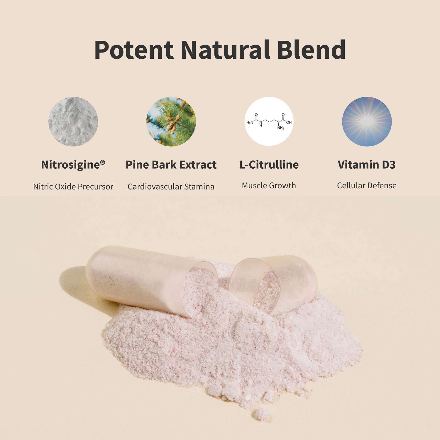 L-Arginine Power Complex - 60 Capsules (30 Servings)