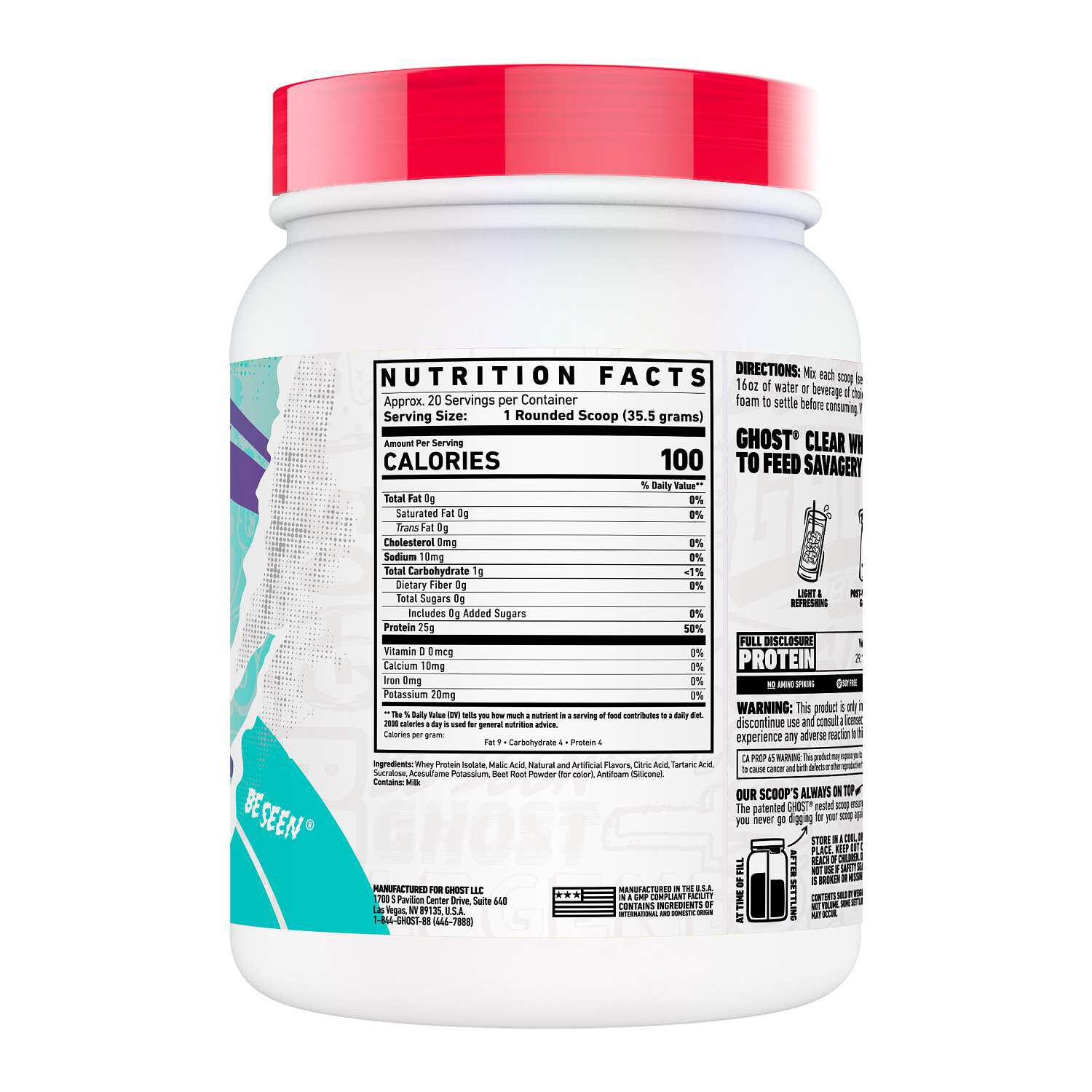 Clear Whey Protein Isolate - Strawberry Watermelon (20 Servings)  | GNC