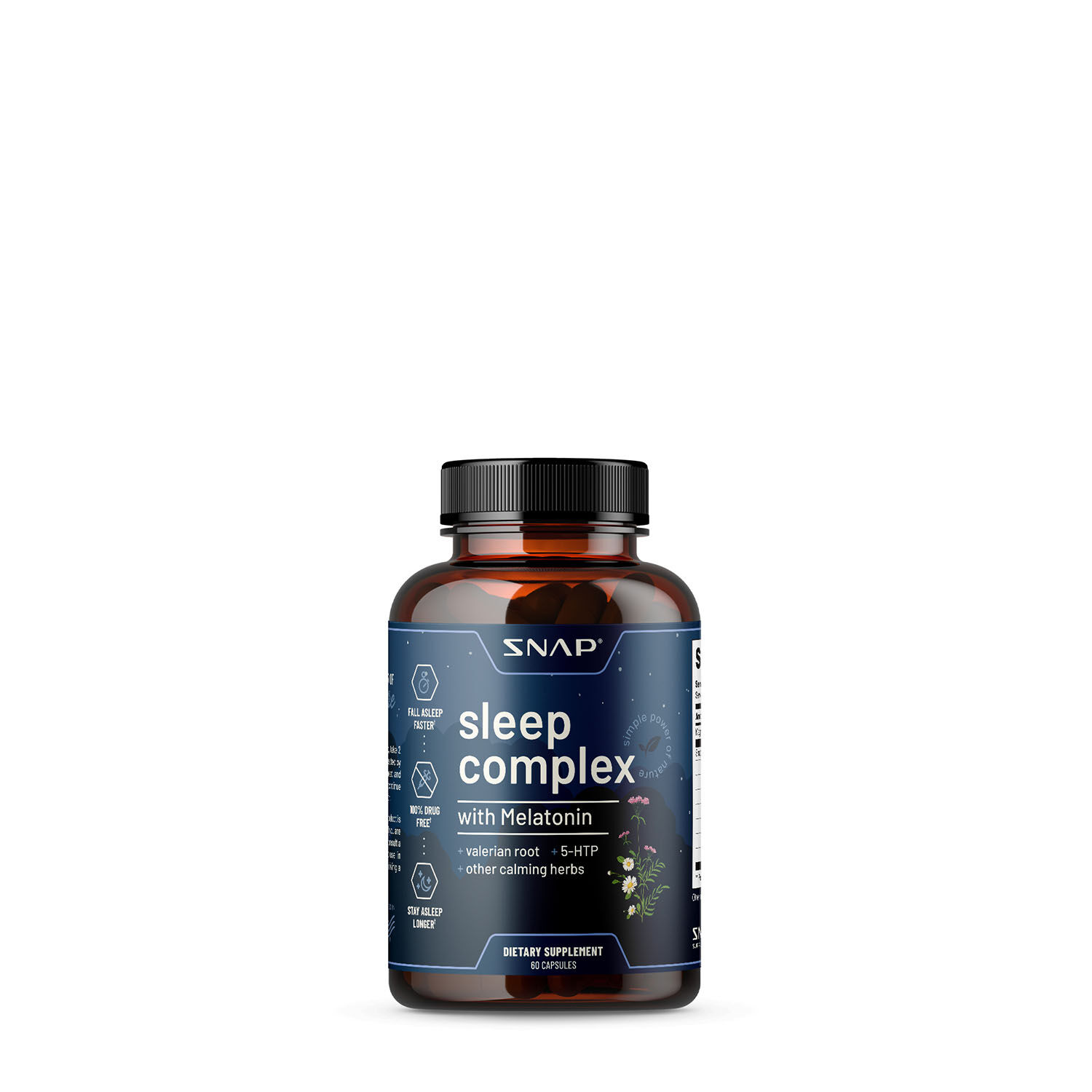 Sleep Complex with Melatonin - 60 Capsules &#40;30 Servings&#41;  | GNC