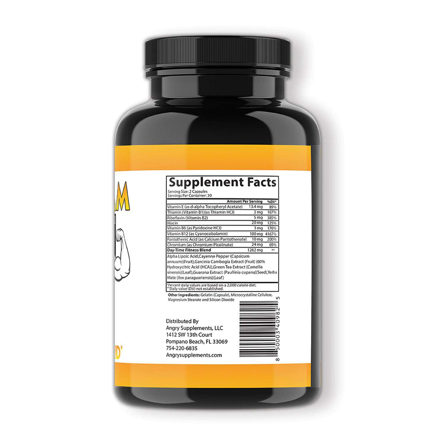 Monster Test: AM Fat Burner - 60 Capsules (30 Servings)  | GNC
