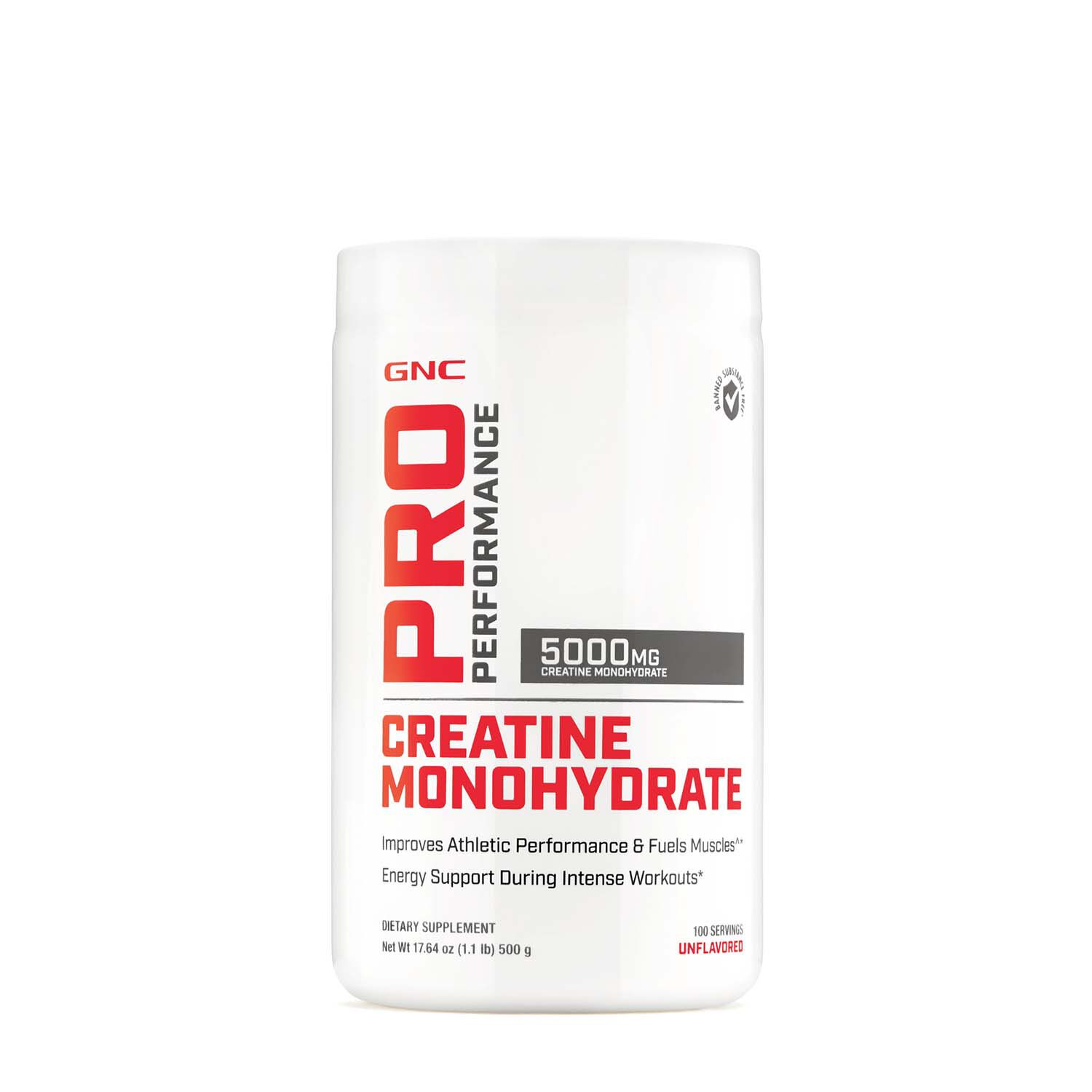 Gnc Pro Performance Creatine Monohydrate Unflavored Gnc