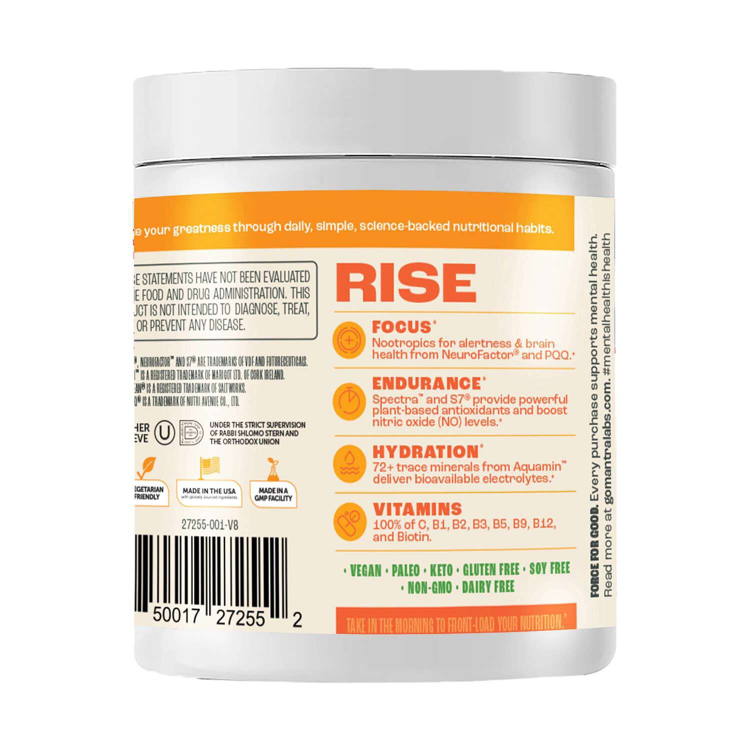 Mantra Rise - Citrus Coconut - 4.1 oz. (30 Servings)  | GNC