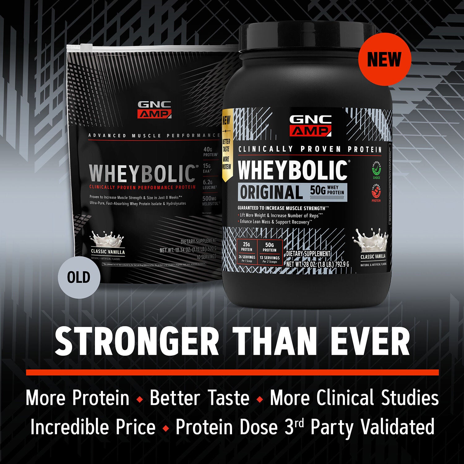 New Wheybolic - Classic Vanilla (26 Servings) Classic Vanilla | GNC