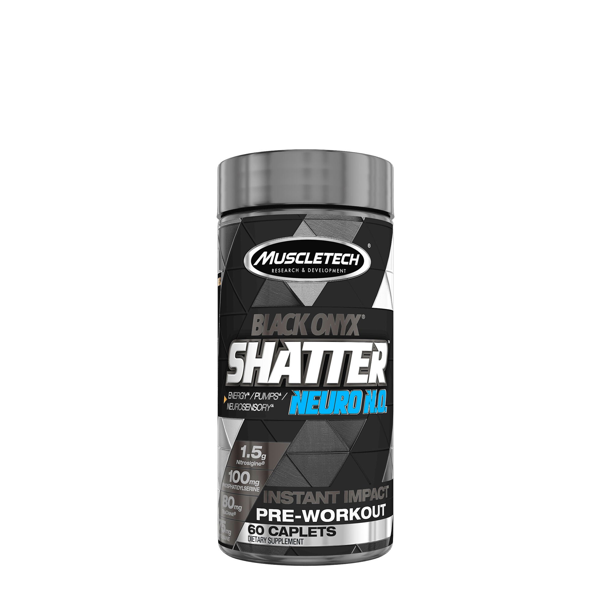 Muscletech Shatter Neuro N O Black Onyx Gnc