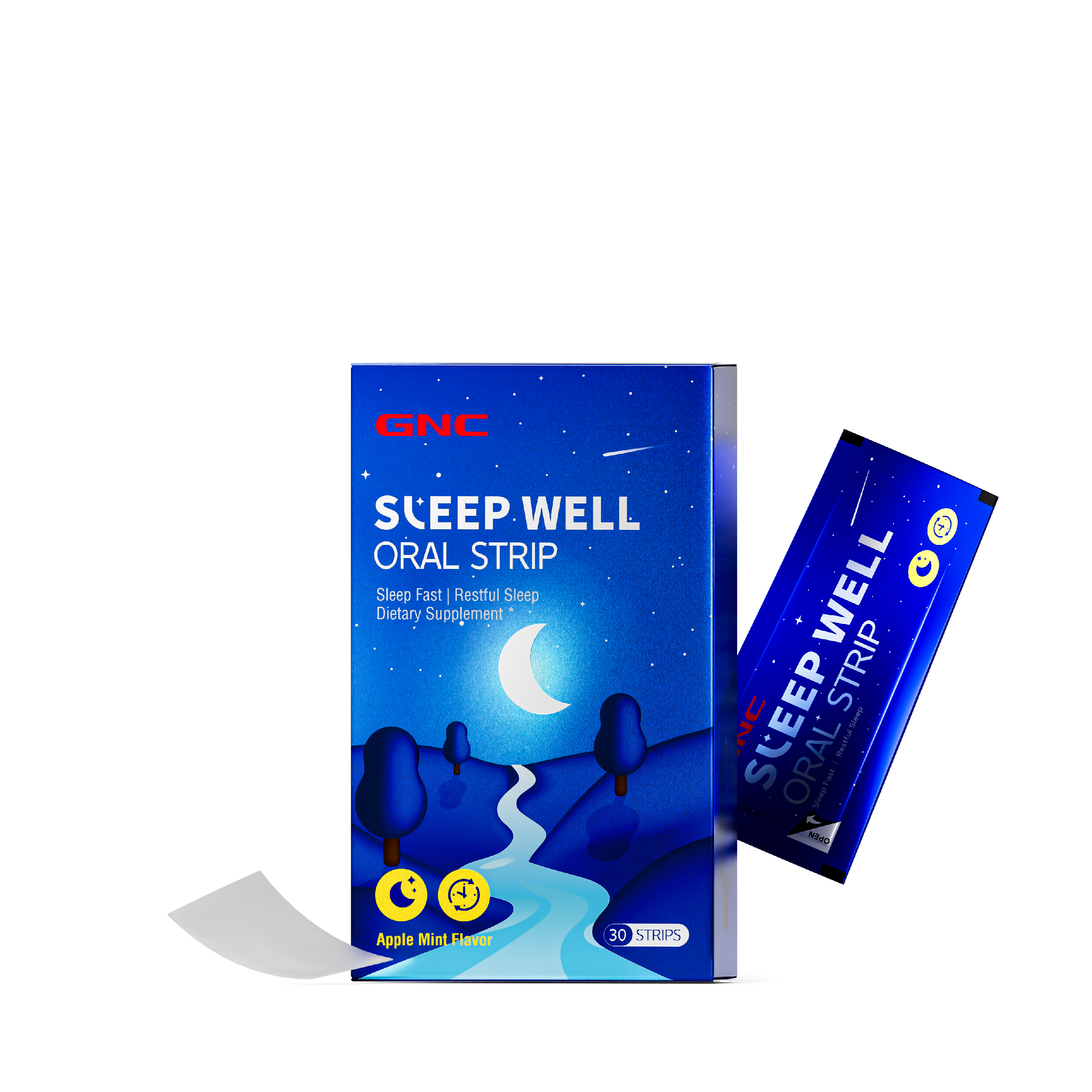 Sleep-Well Oral Strip - 30 Strips (30 Count)  | GNC