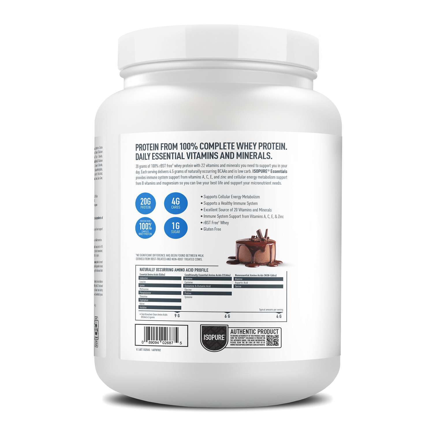 Essentials Protein Powder - Chocolate Mousse (13 Servings)