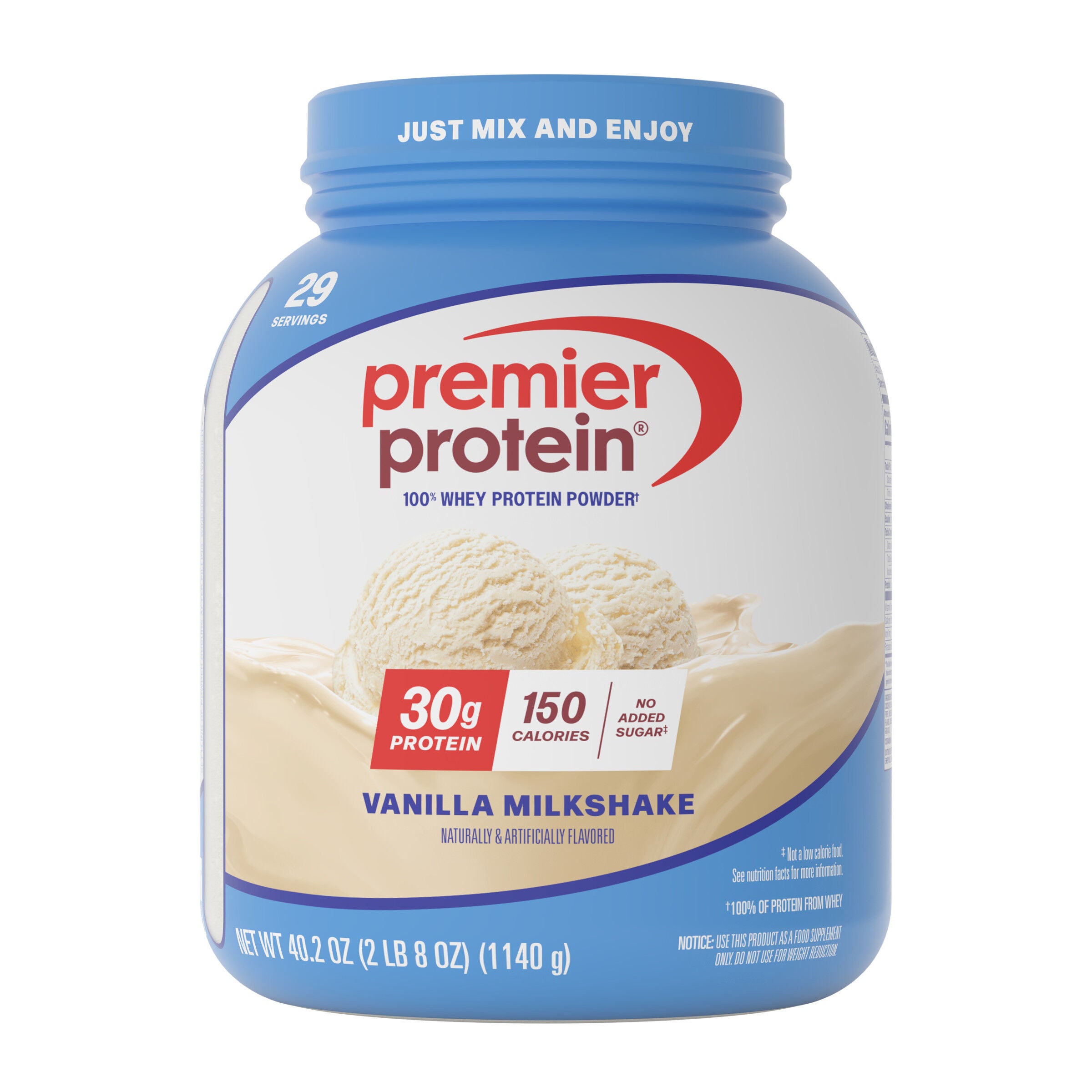 100% Whey Protein Powder - Vanilla (29 Servings)