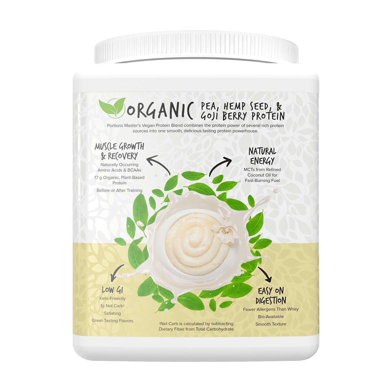 Vegan Protein Blend - Vanilla (15 Servings)  | GNC