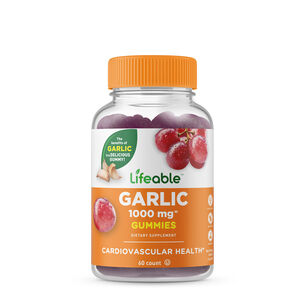 Garlic Gummies 1000mg* - Grape - 60 Count &#40;30 Servings&#41;  | GNC