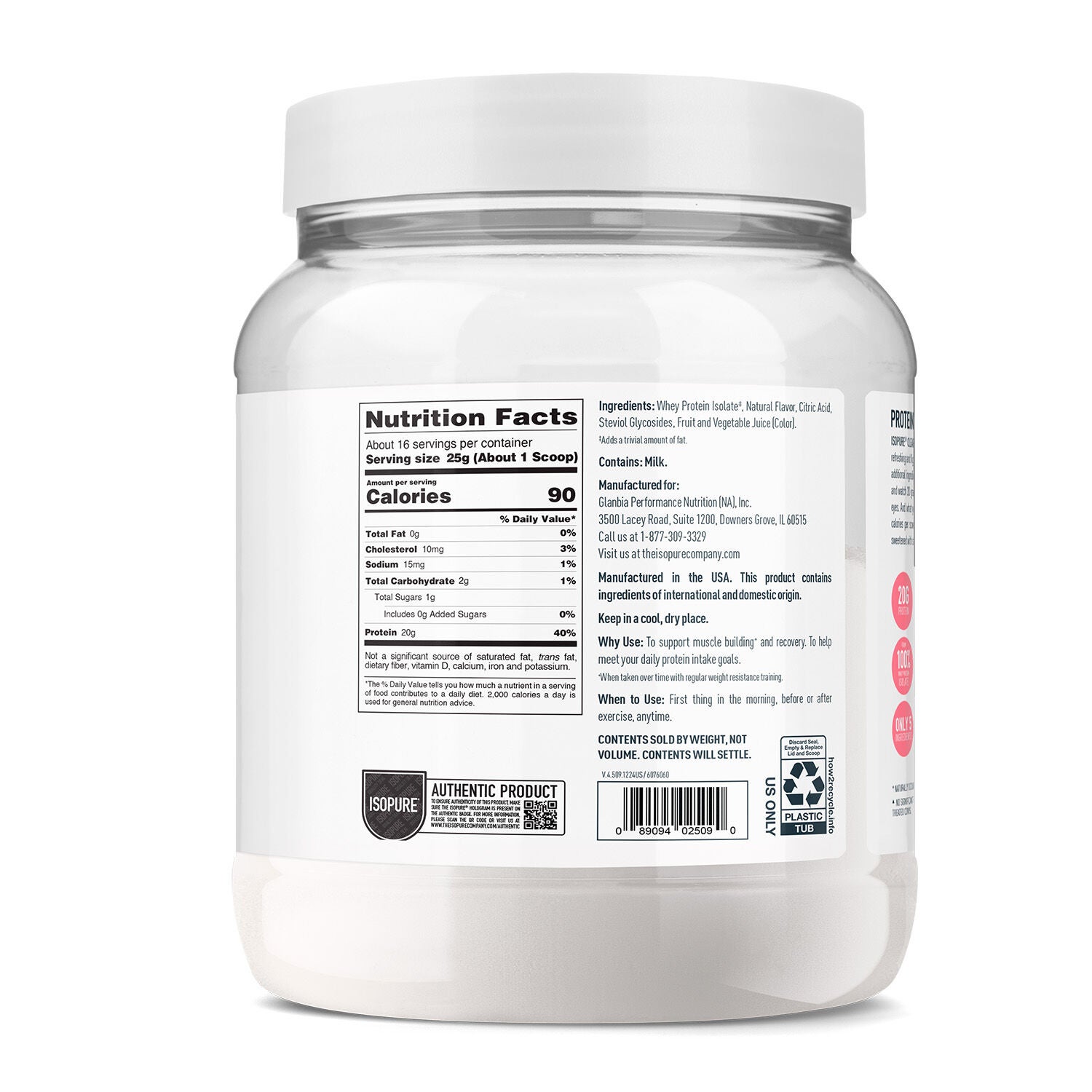 Clear Protein Powder - Tropical Punch (16 Servings) Tropical Punch | GNC