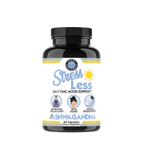 Stress Less Day-Time Mood Support - 60 Capsules &#40;30 Servings&#41;  | GNC