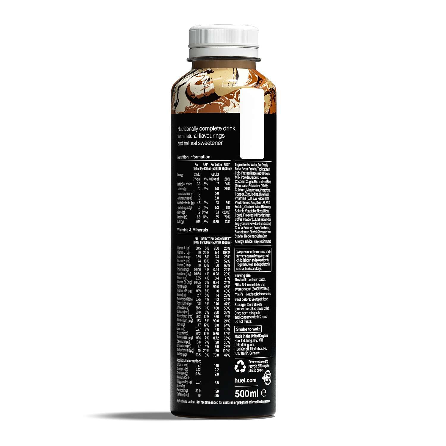 Black Edition RTD High-Protein Meal - Iced Coffee - 16.9 fl oz (12 Bottles)  | GNC