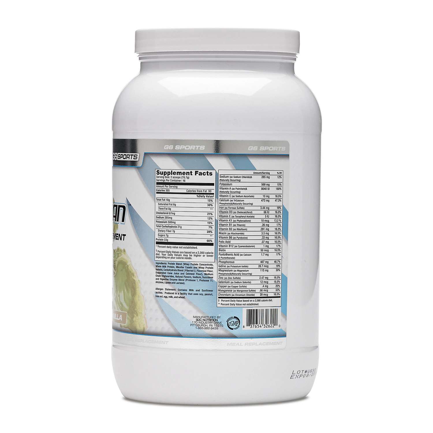 Super-Lean Meal Replacement - Vanilla(16 Servings) Vanilla | GNC