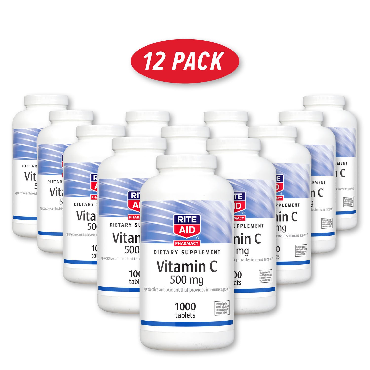 Vitamin C 500mg 12 Packs GNC