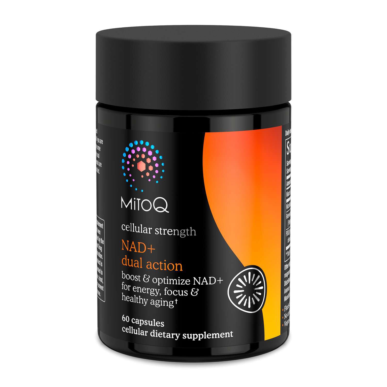 MitoQ NAD+ Dual Action - 60 Capsules (30 Servings)  | GNC
