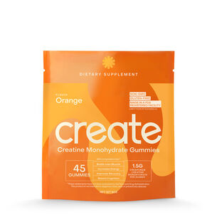 Creatine Monohydrate Gummies - Orange - 45 Gummies &#40;15 Servings&#41;  | GNC