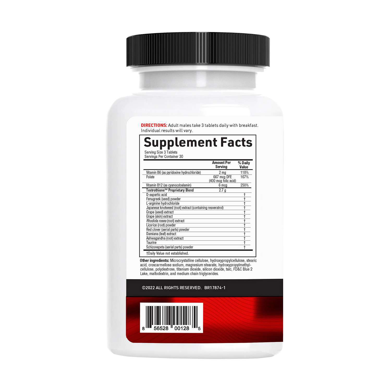 TestroVax™ - 90 Tablets (30 Servings)