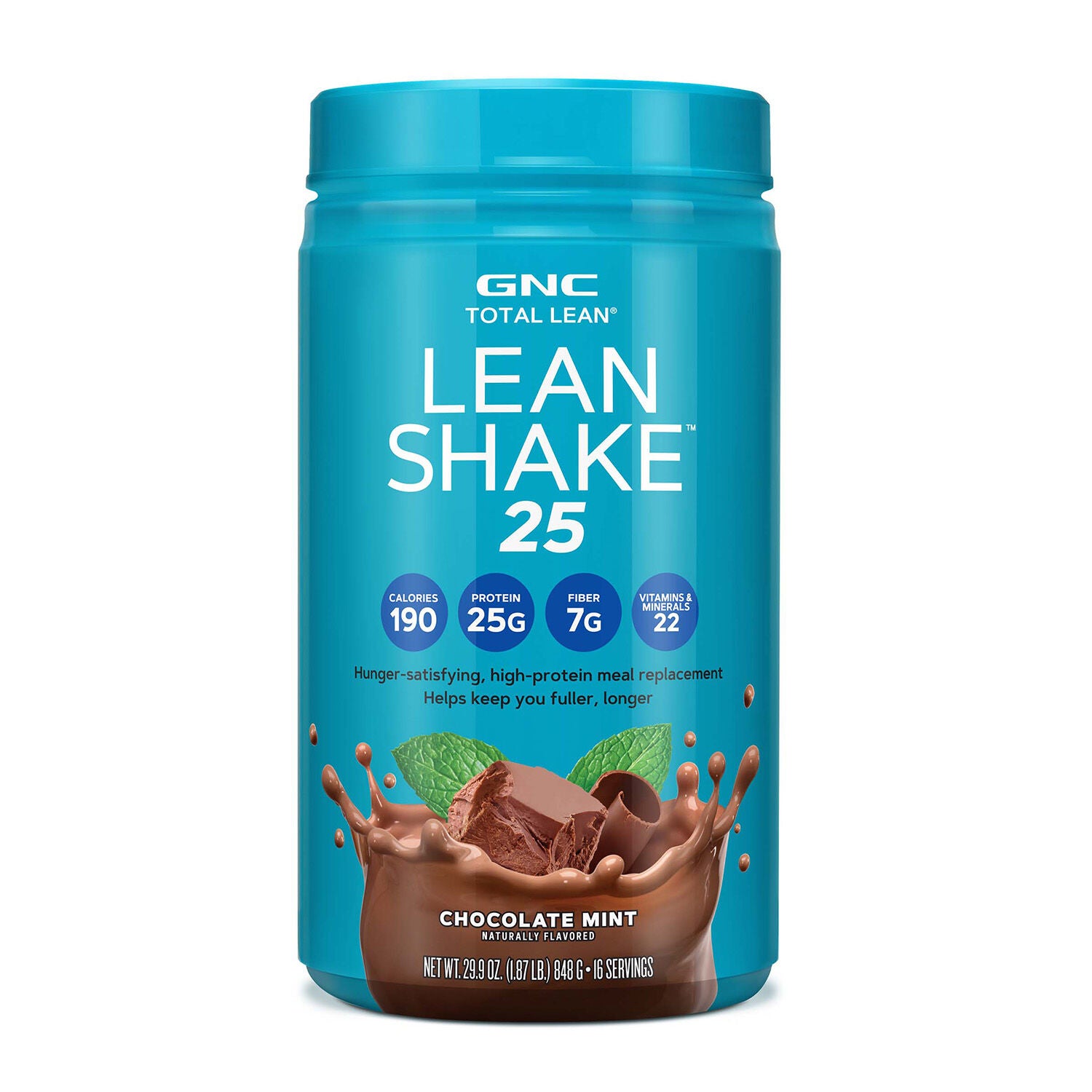 Lean Shake™ 25 - Chocolate Mint (16 Servings) Chocolate Mint | GNC Lean Shake™ 25 - Chocolate Mint (16 Servings) Chocolate Mint | GNC