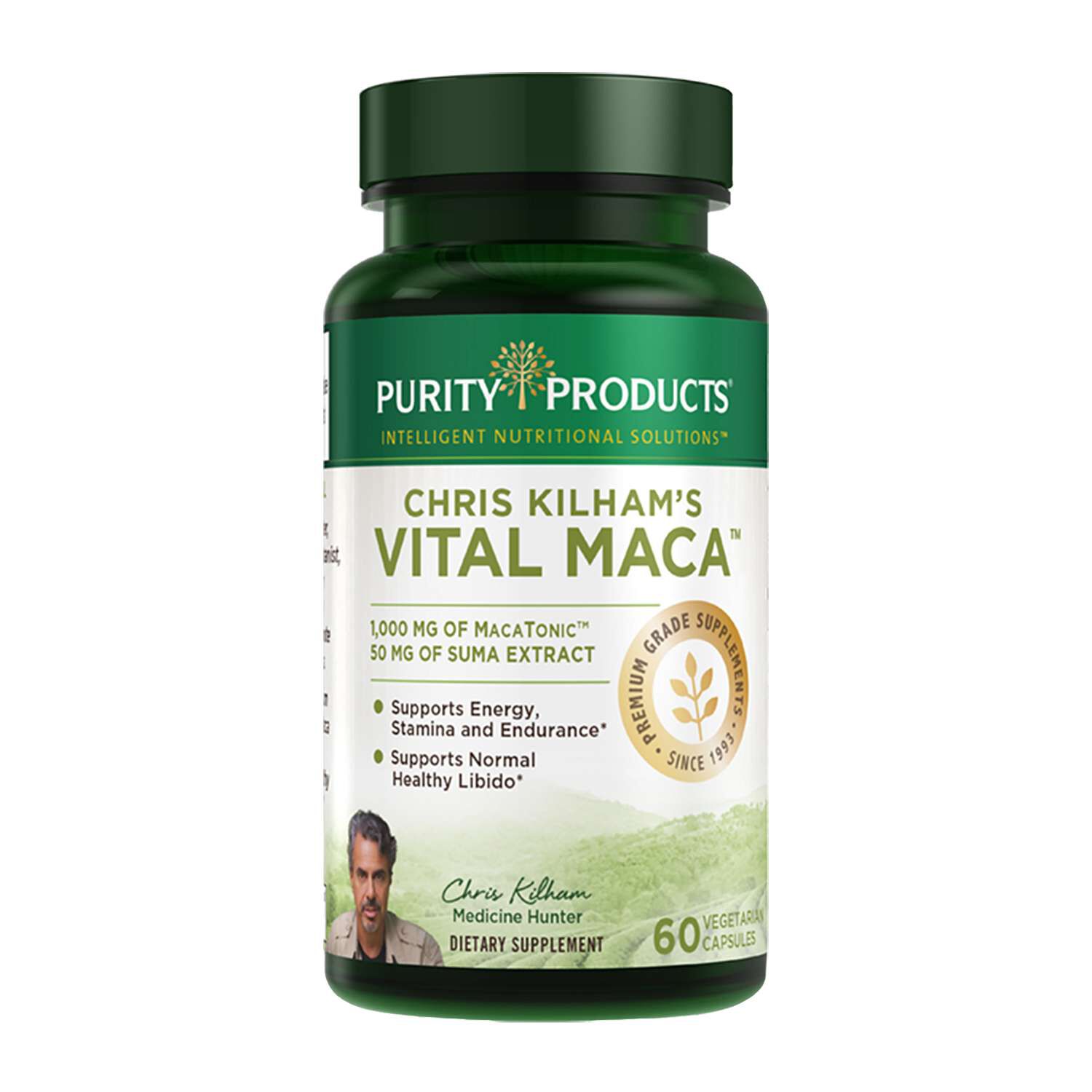 Chris Kilham's Vital Maca&trade; - 60 Vegetarian Capsules (30 Servings)  | GNC