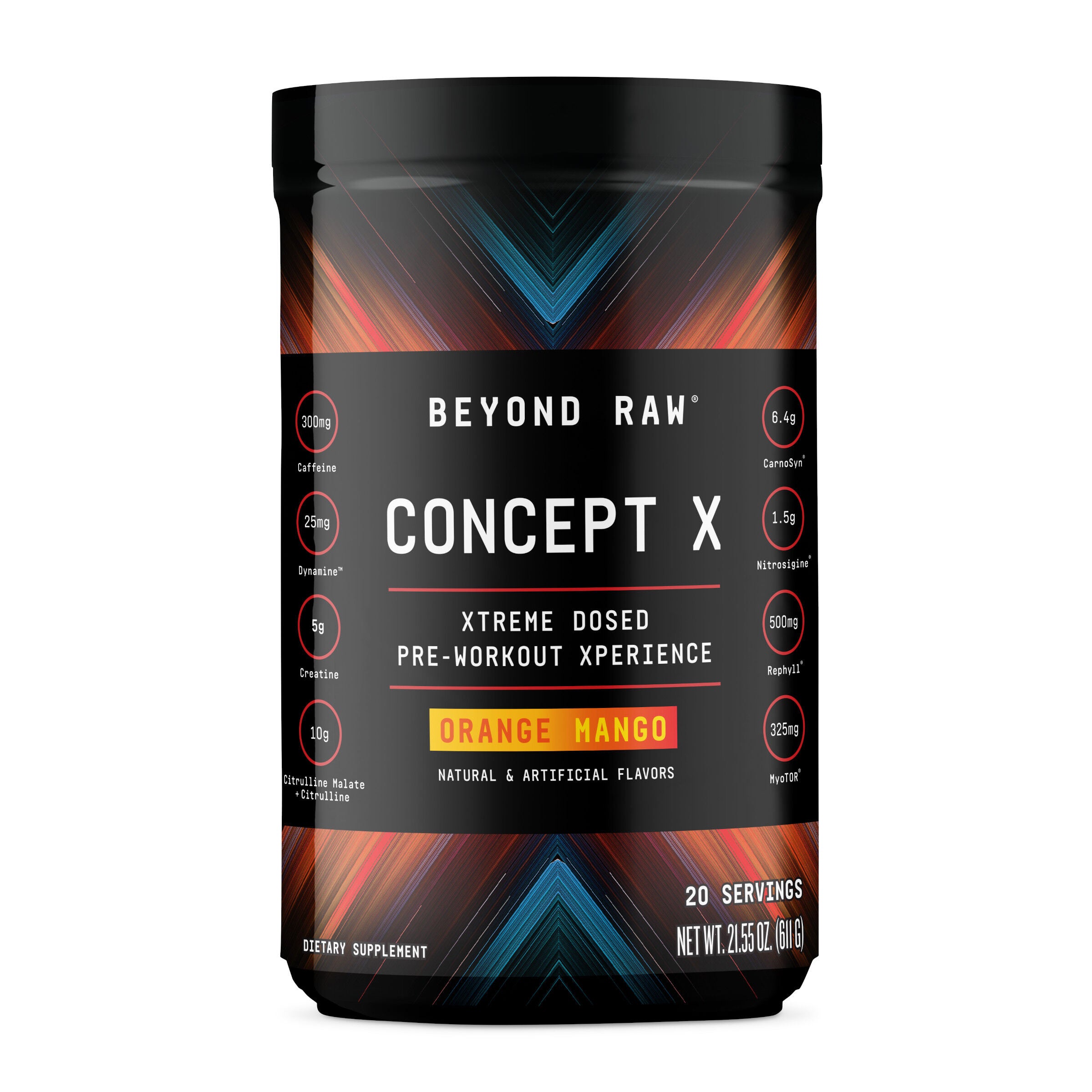 Concept X Pre-Workout - Orange Mango (20 Servings) Orange Mango | GNC