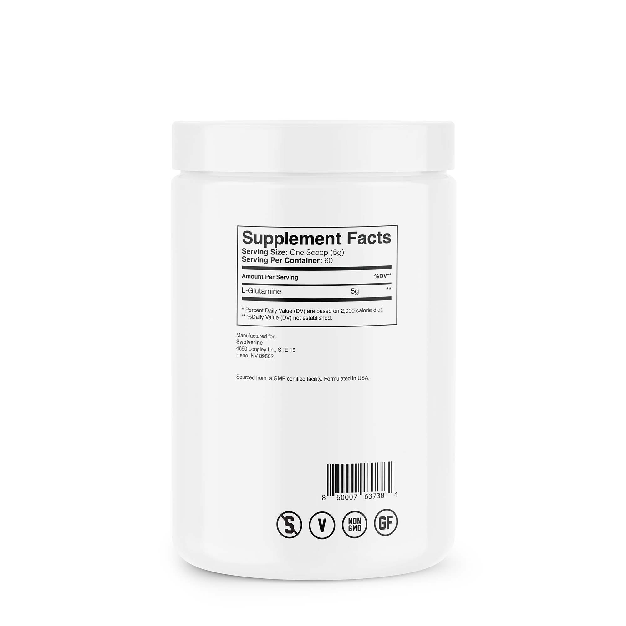 Swolverine L-Glutamine Powder - Unflavored | GNC