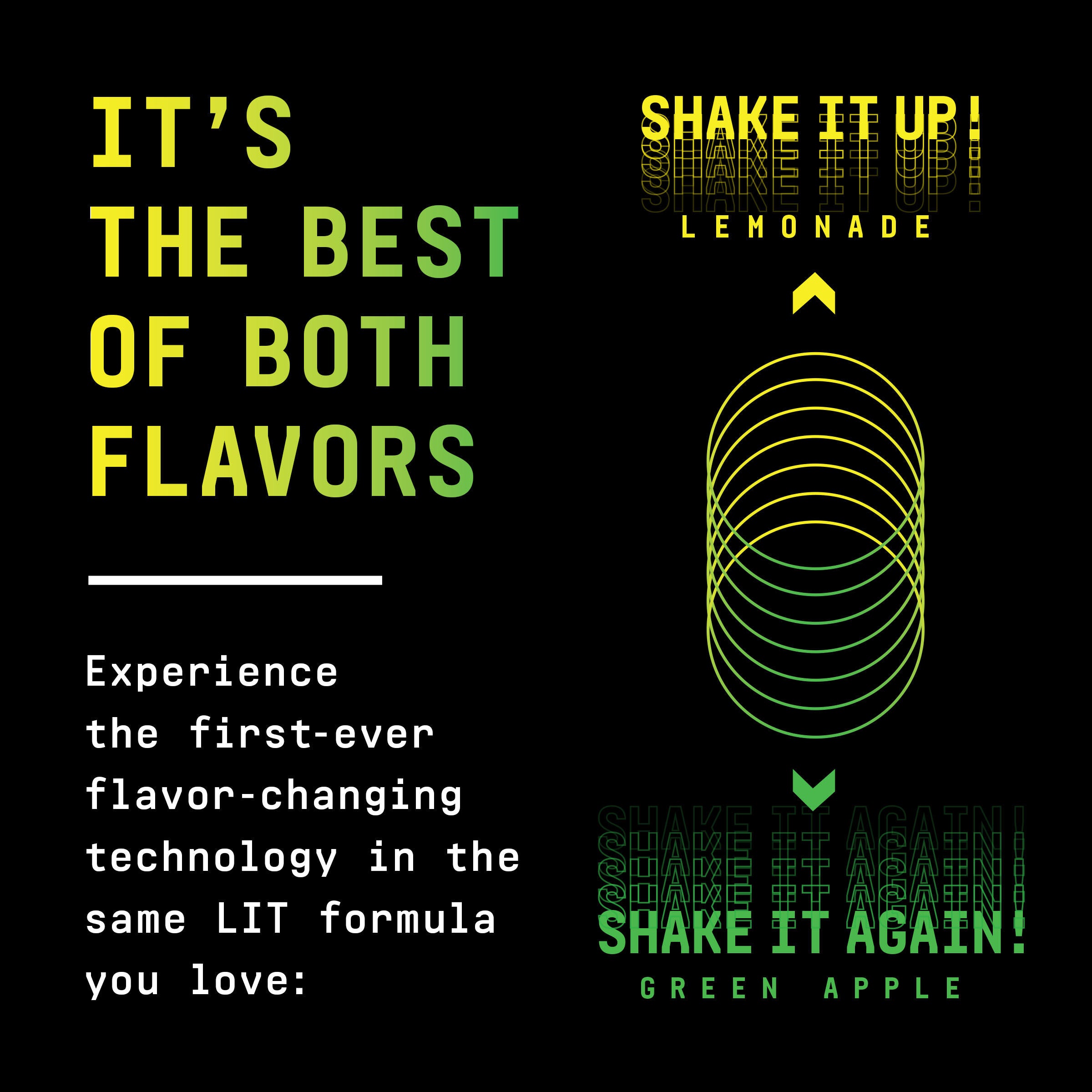 LIT™ Pre-Workout - Lemonade to Green Apple (30 Servings)