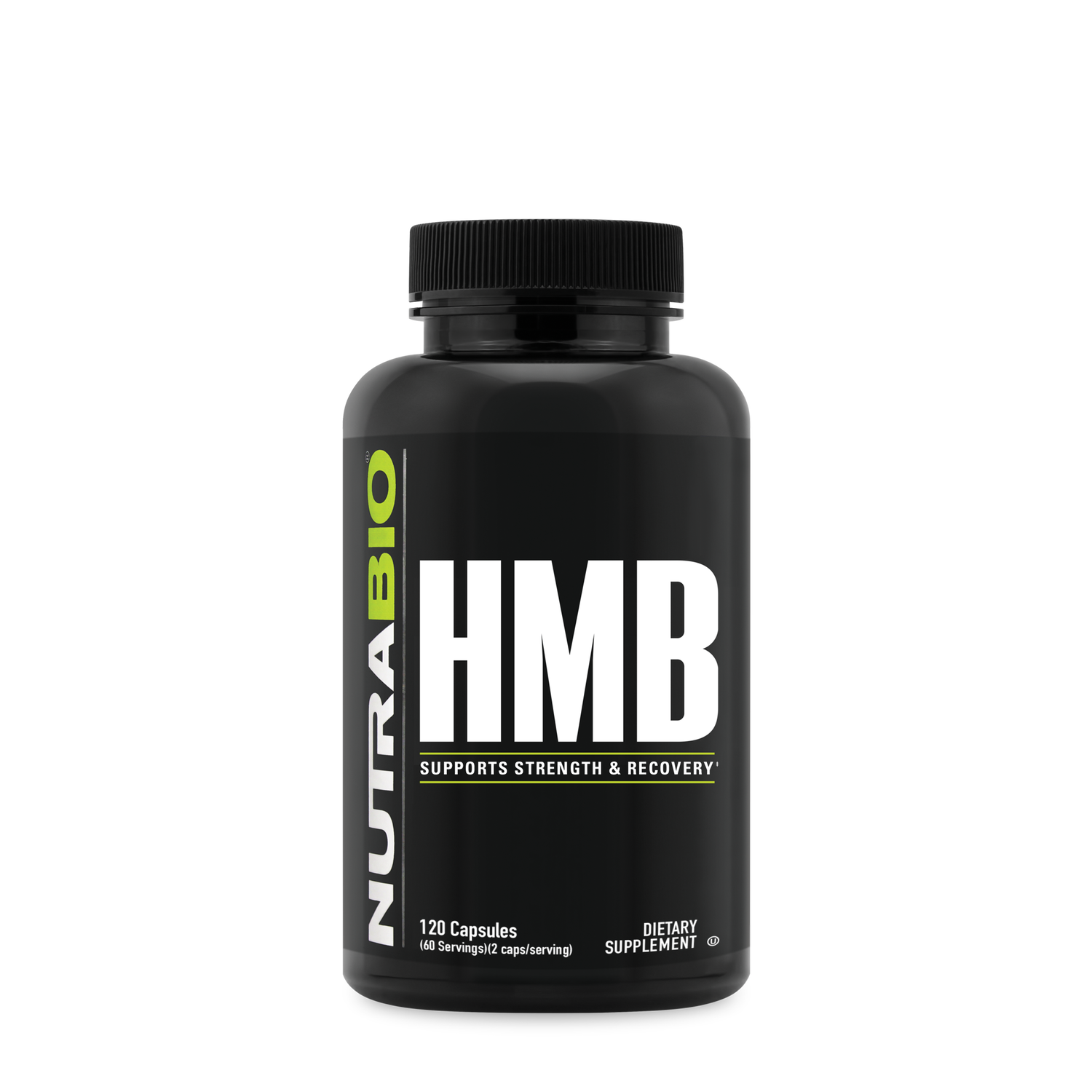 NutraBio Hmb Strength & Recovery Support - 120 Capsules (60 Servings)
