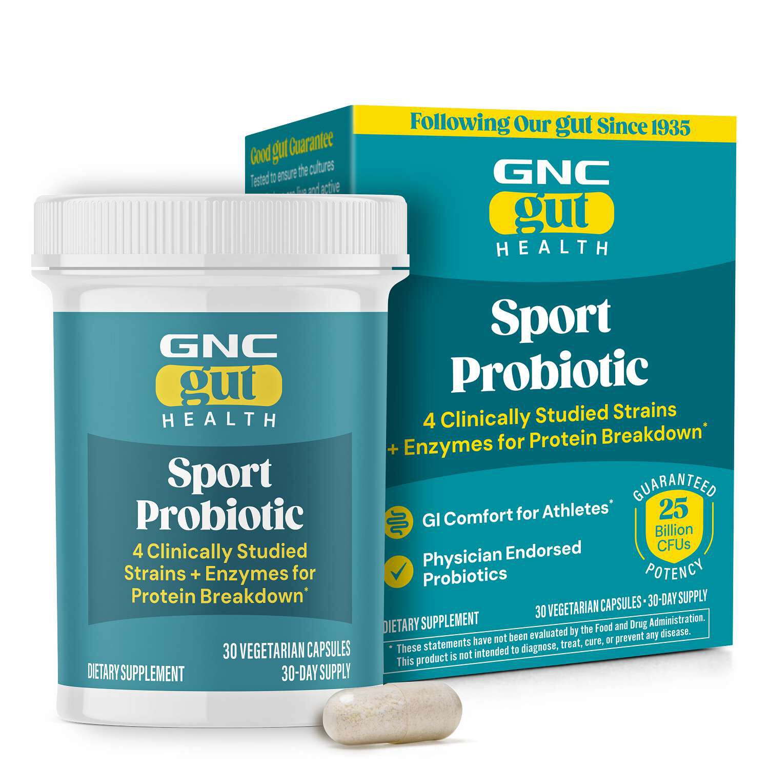 Sport Probiotic 25 Billion CFU - 30 Capsules (30 Servings)  | GNC