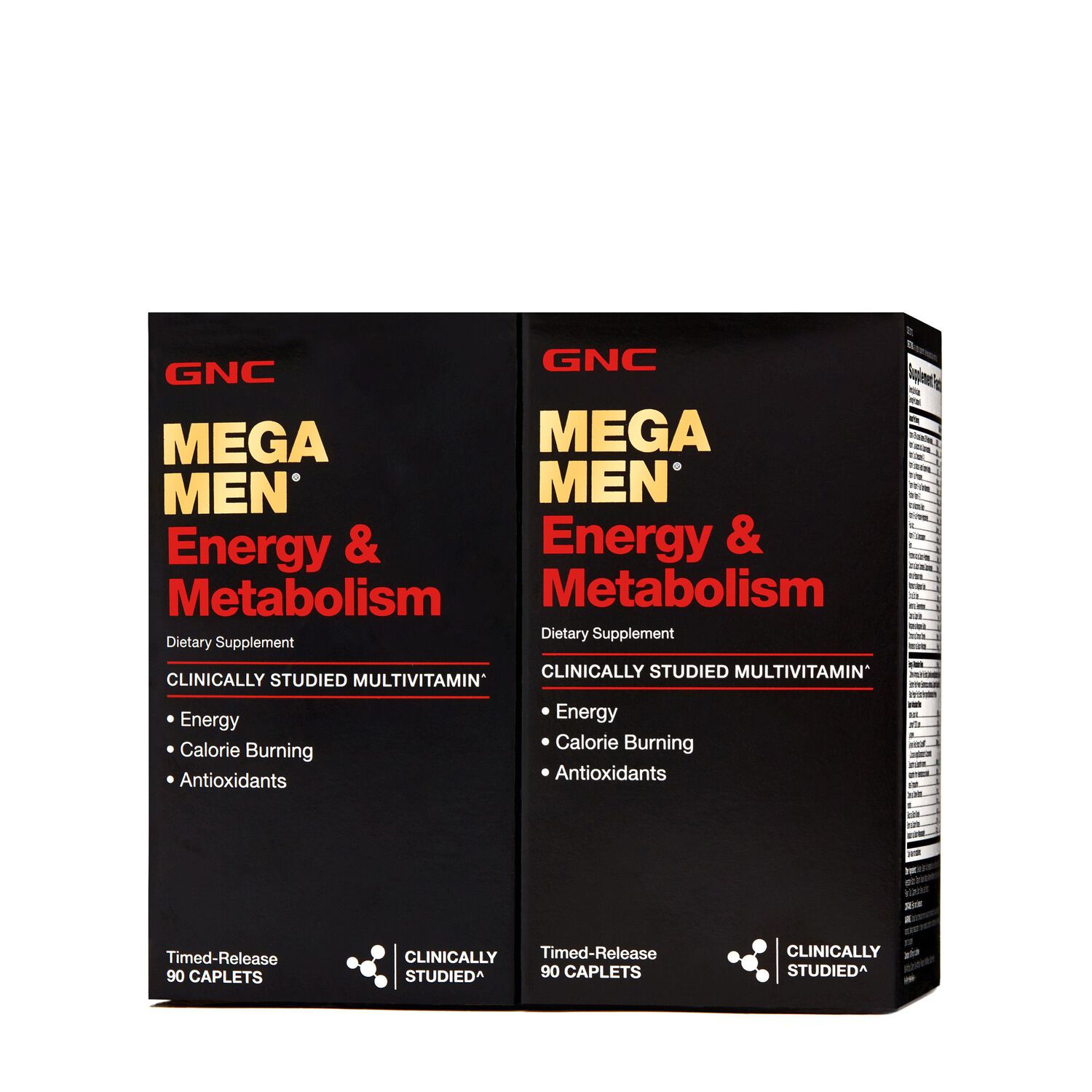 Energy &amp; Metabolism Multivitamin - Twin Pack &#40;45 Servings Each&#41;  | GNC