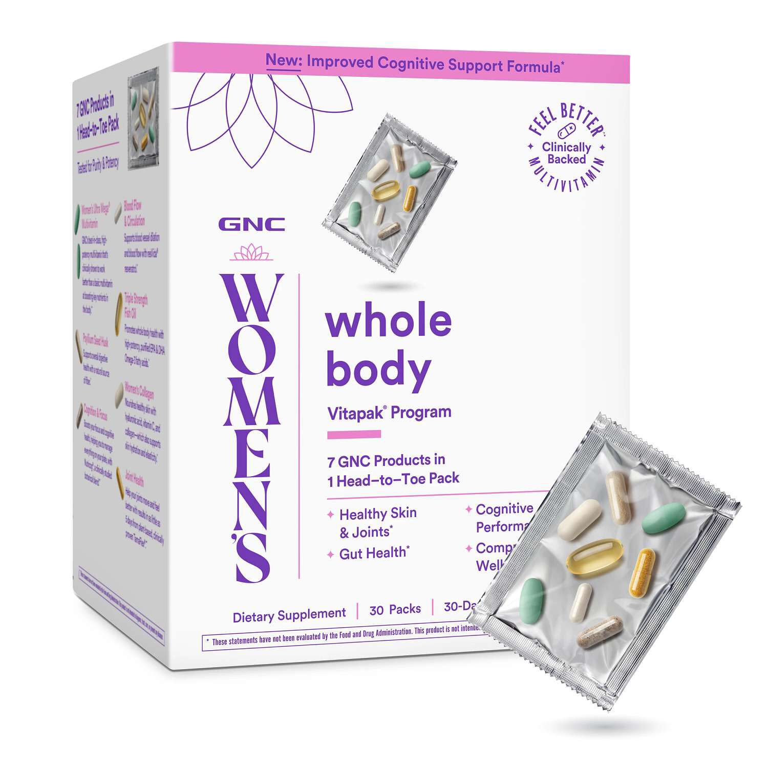 Whole Body Vitapak Program 7-in-1 Daily Nutrition V2 (1 Month Supply)  | GNC
