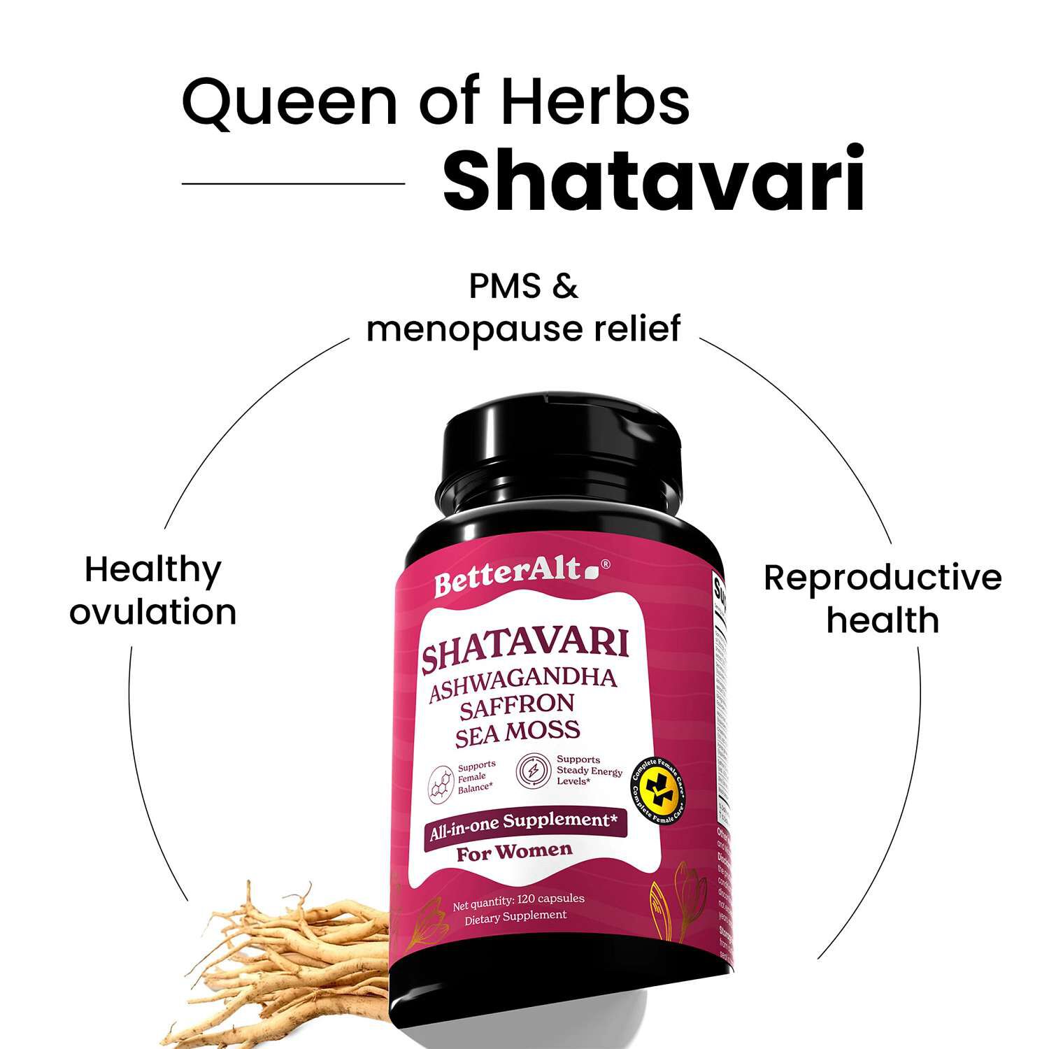 Shatavari - 120 Capsules (60 Servings)