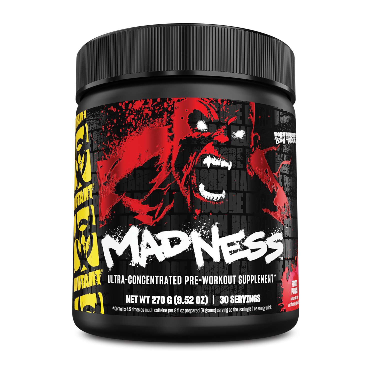 Madness Pre-Workout - Fruit Punch (30 Servings)