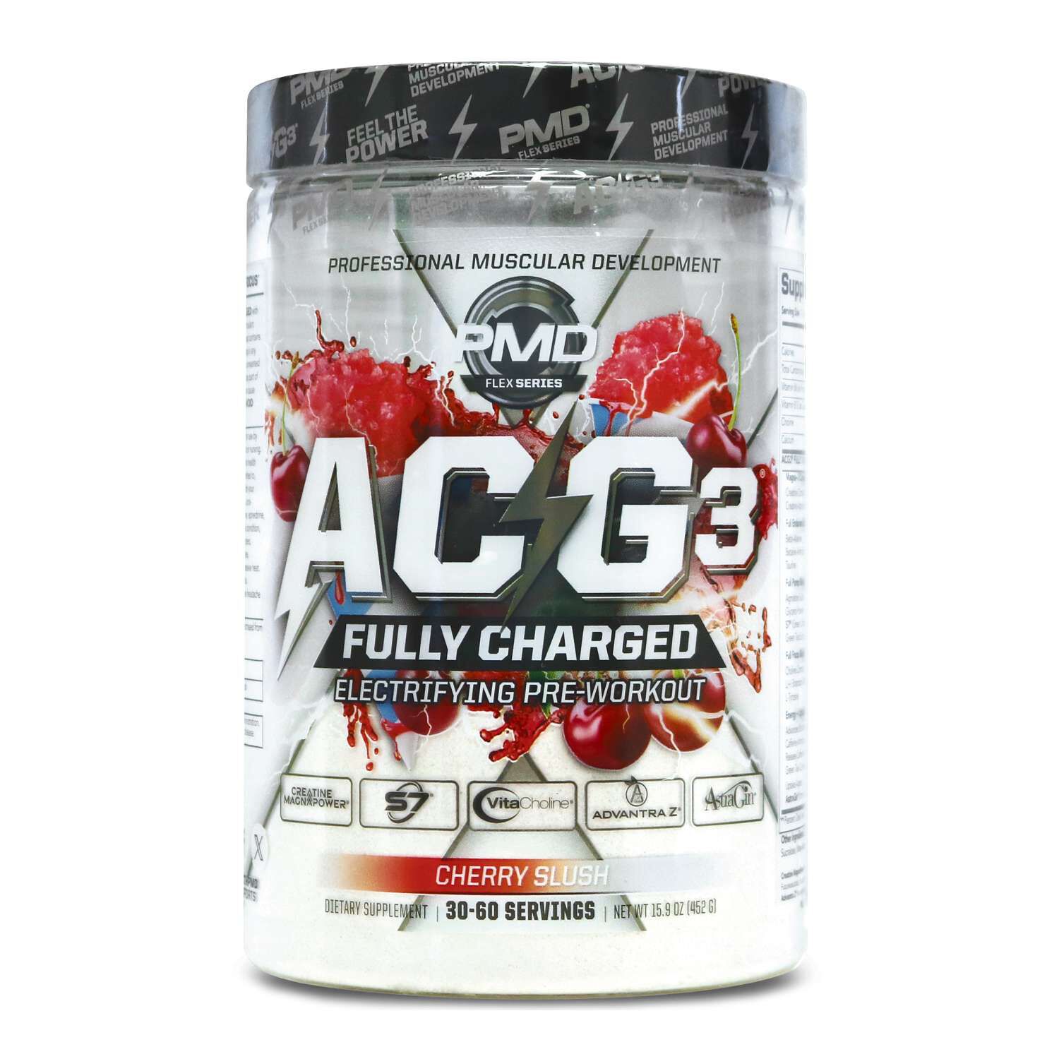 ACG3 Fully Charged Pre-Workout - Cherry Slush (30-60 Servings)