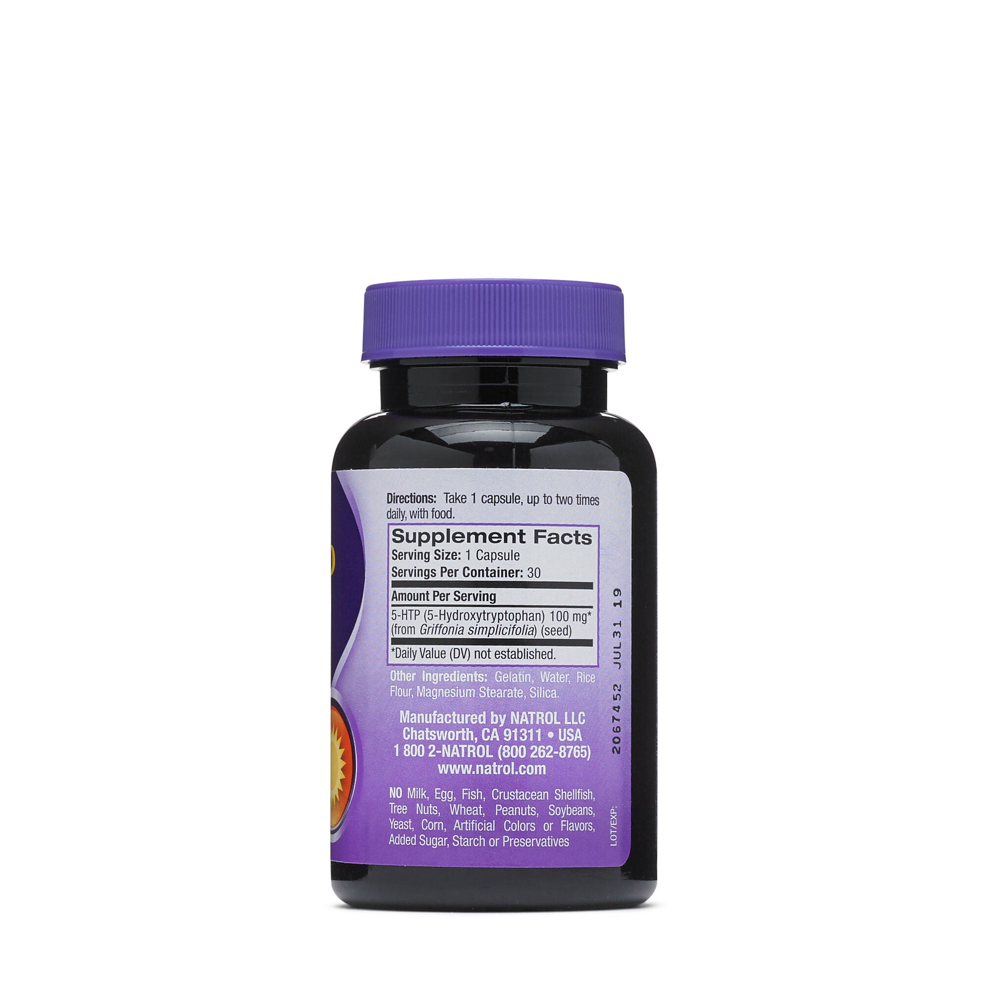 5-HTP 100mg Double Strength - 30 Capsules (30 Servings)  | GNC