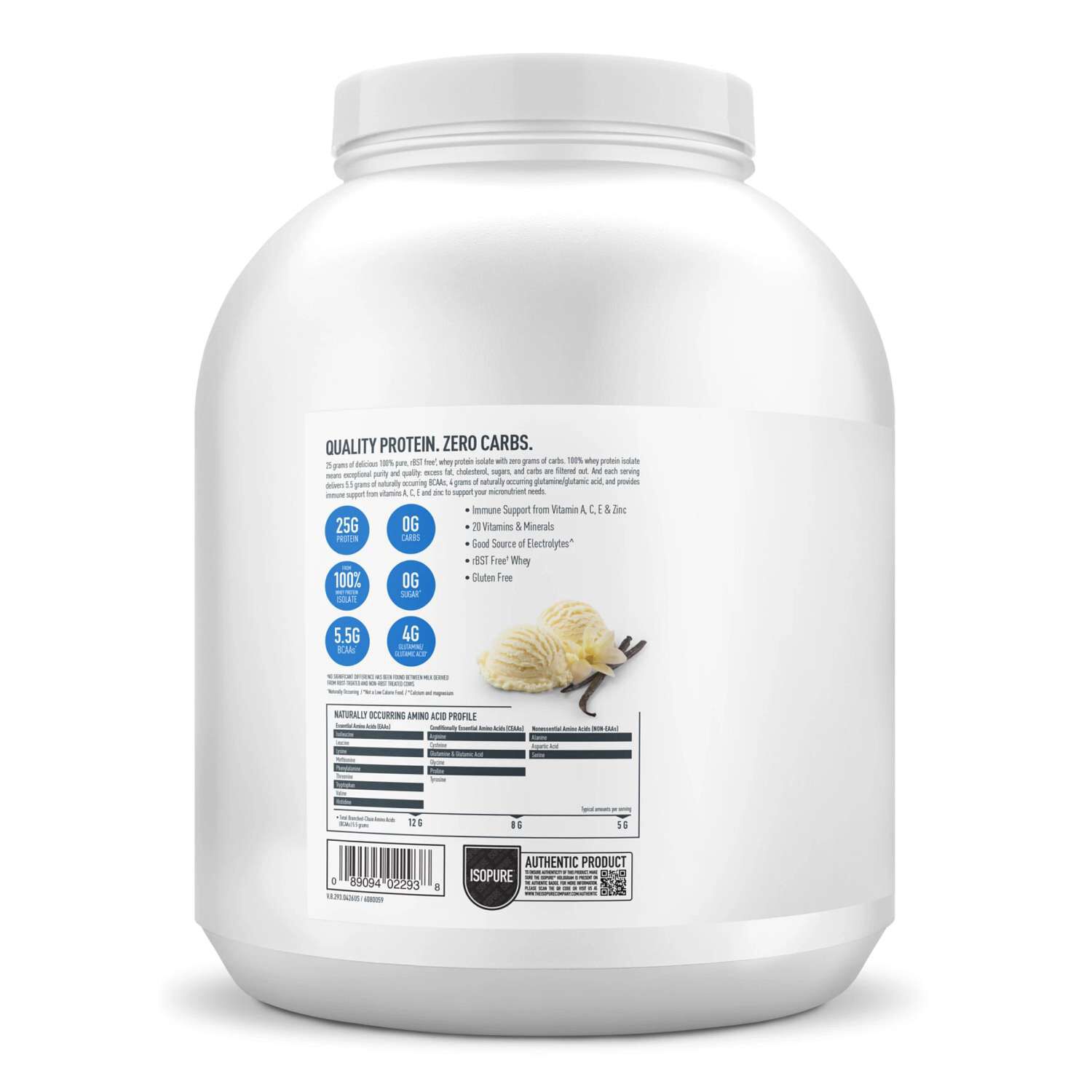 Protein Powder - Creamy Vanilla (62 Servings)