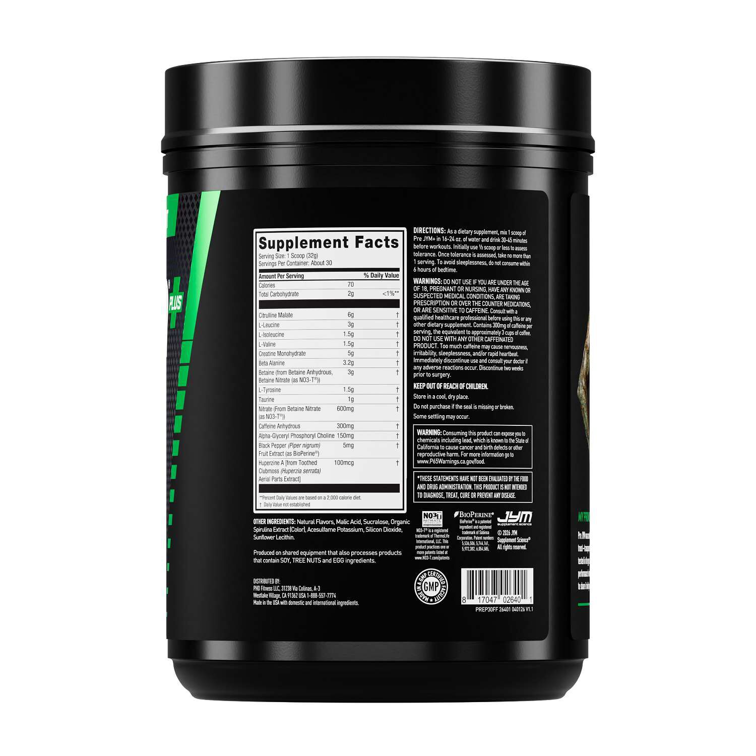 Pre Jym Plus - Freedom Freeze (30 Servings)