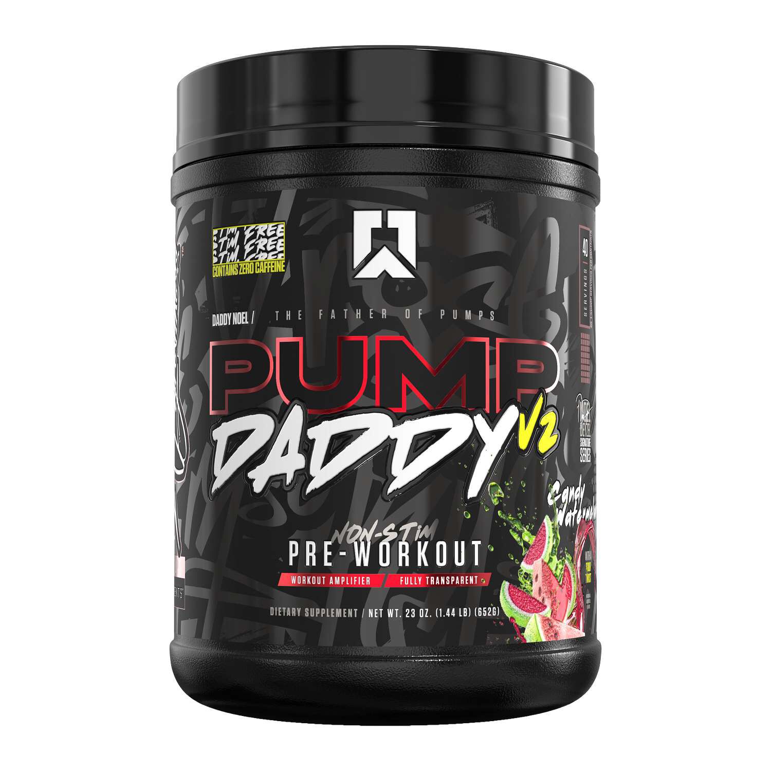 Pump Daddy Pre-Workout - Candy Watermelon (40 Servings)  | GNC