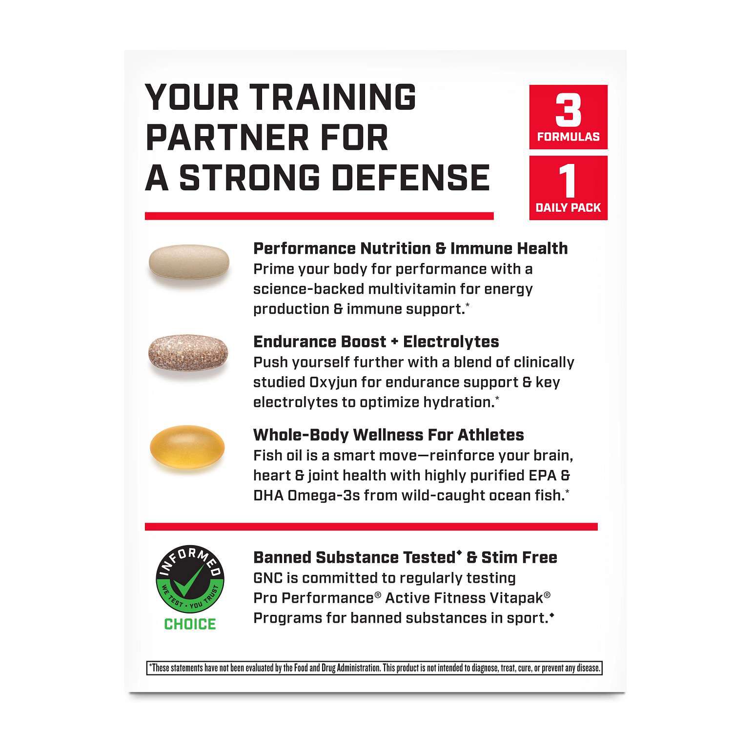 Active Fitness Vitapak&reg; Program V2 (1 Month Supply)  | GNC